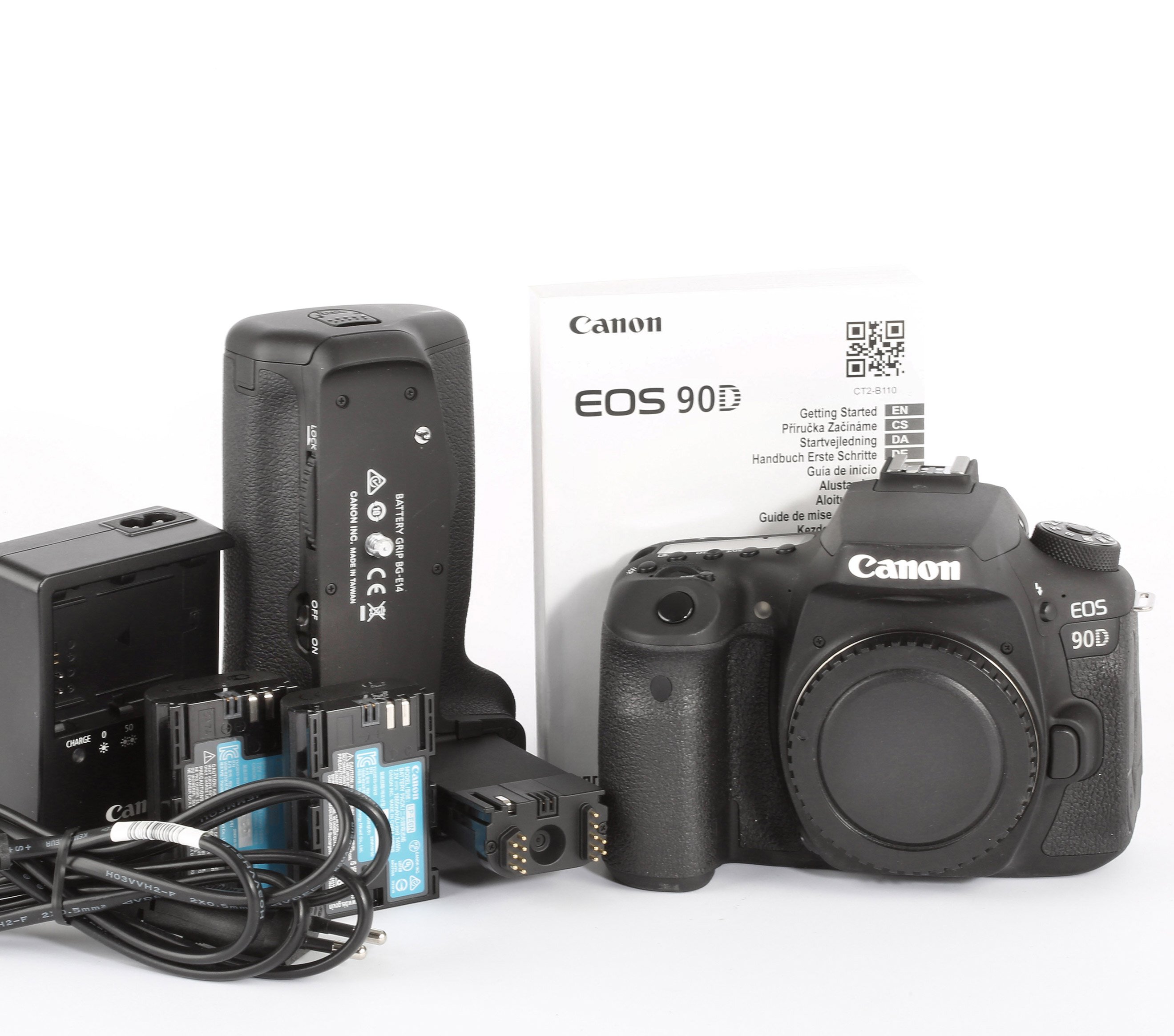 Canon EOS 90D mit Batteriegriff BG-E14