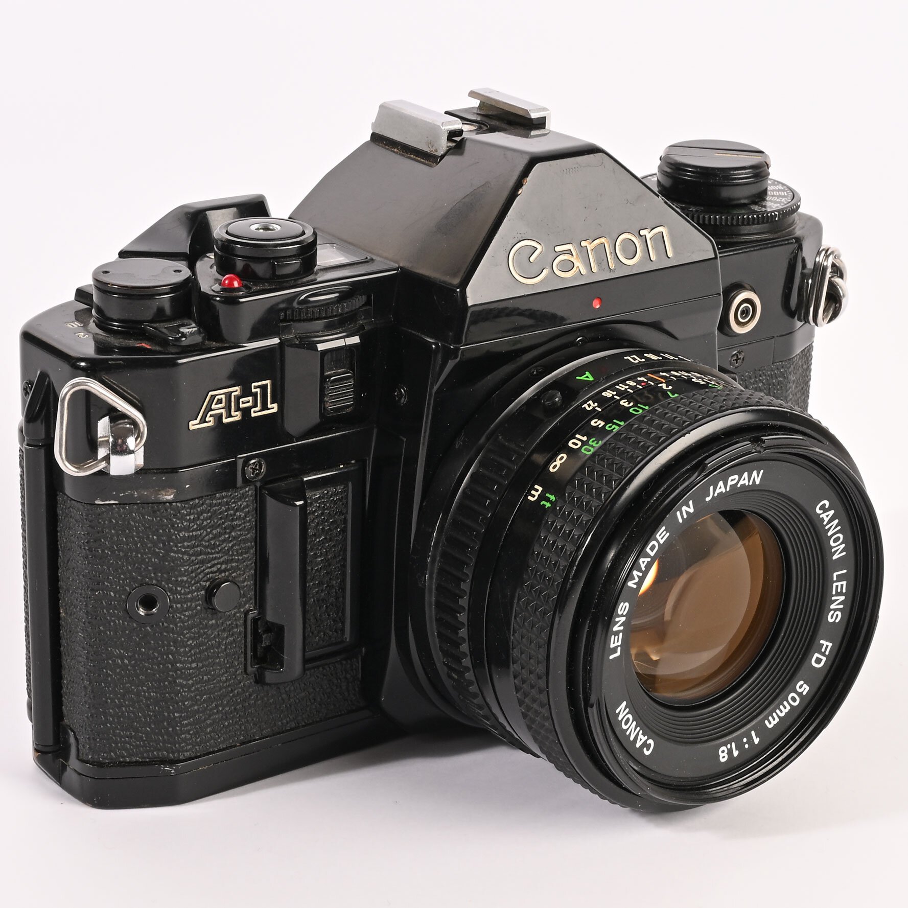 Canon A1 50mm 28-55mm 70-210mm Converter 2x