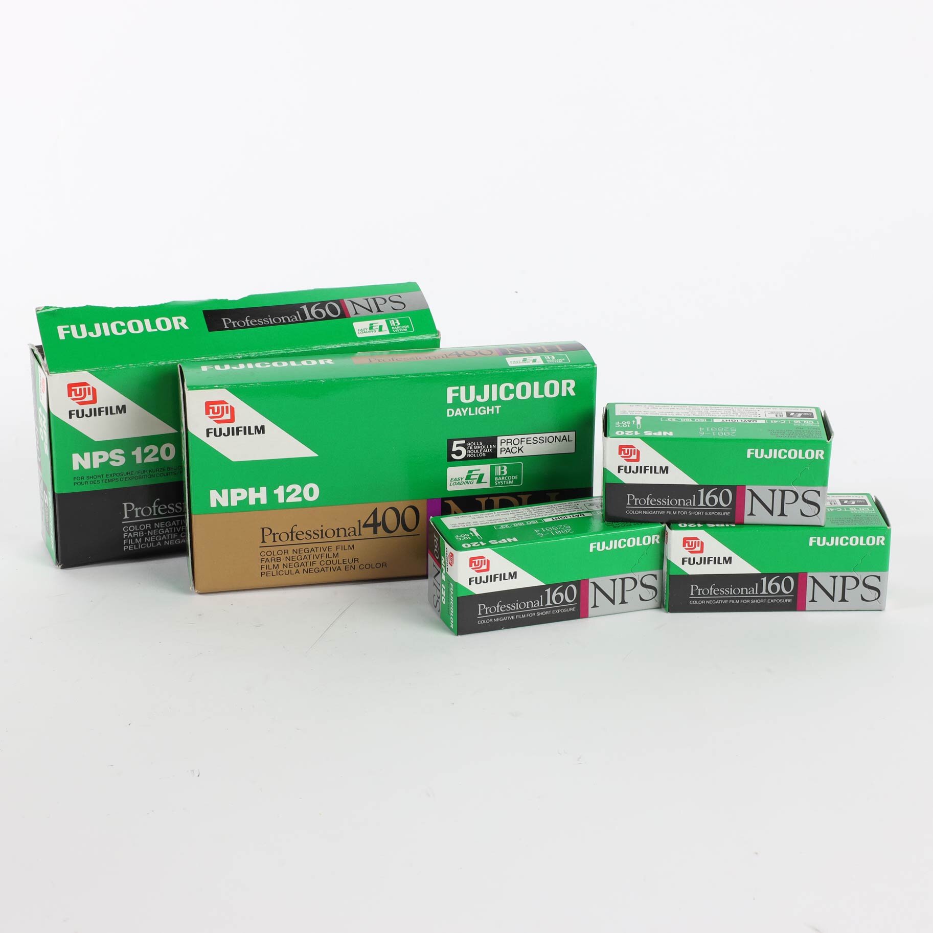 Fujicolor NPS120 160 ISO Farbnegativfilm 13 Rollen abgelaufen