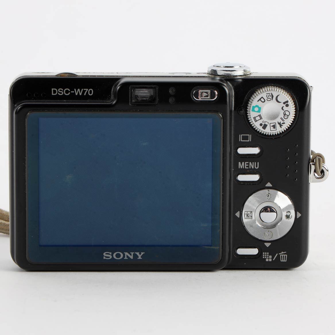 Sony Cyber-shot DSC-W70 7.2MP kompakte Digitalkamera silber Zeiss Optik Vario Tessar