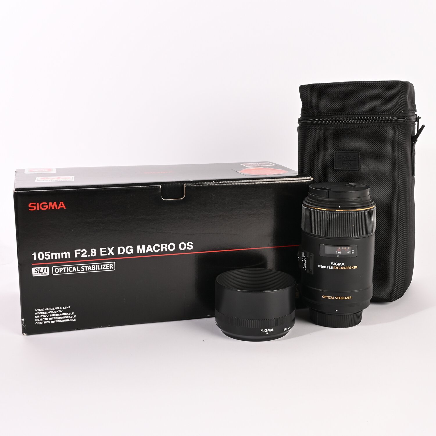 Sigma EX 105 mm F/2.8 MF HSM DG EX OS AF Optical Bildstabilisator Nikon AF D
