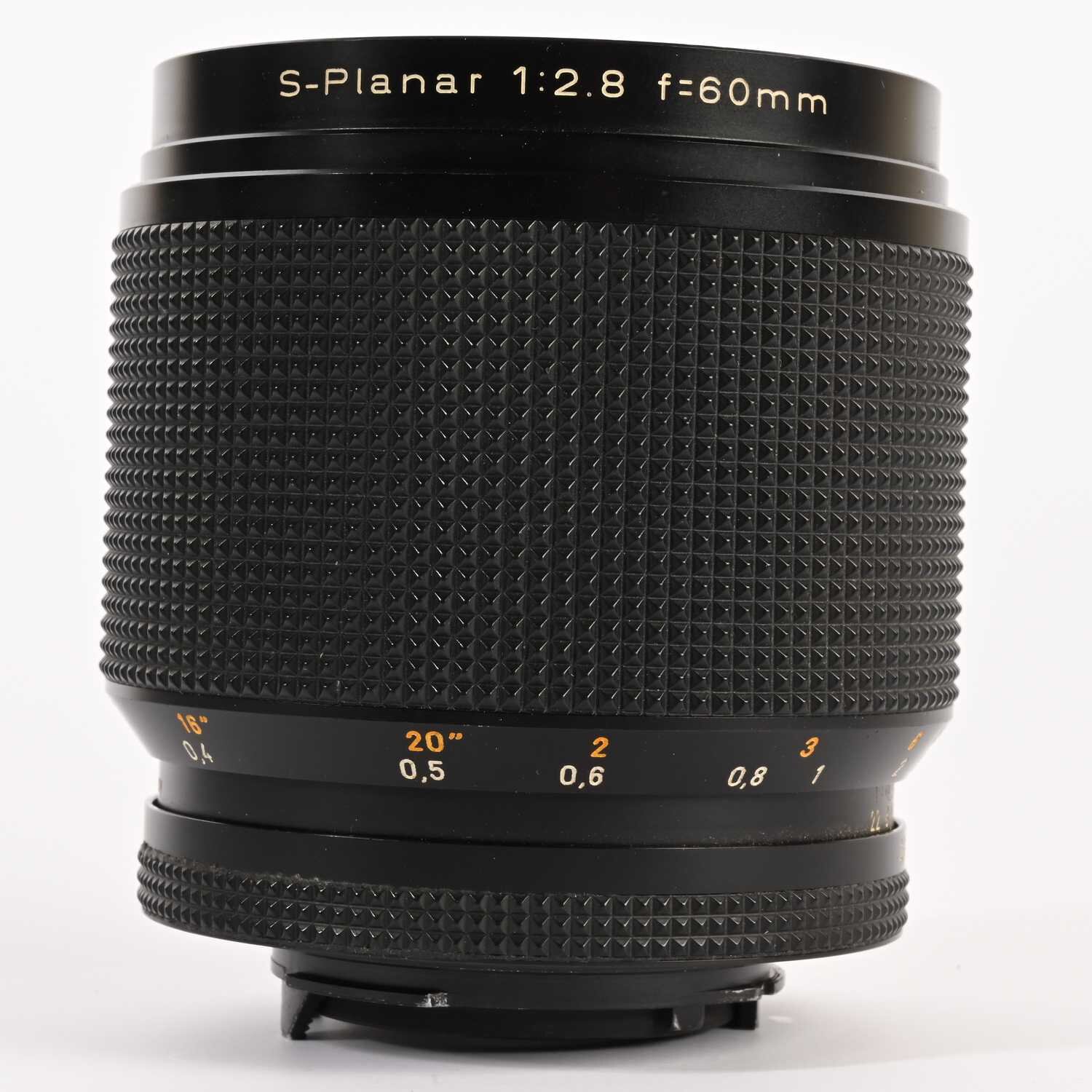 Contax Carl Zeiss S-Planar 60/2,8  C/Y West Germany Contax RTS