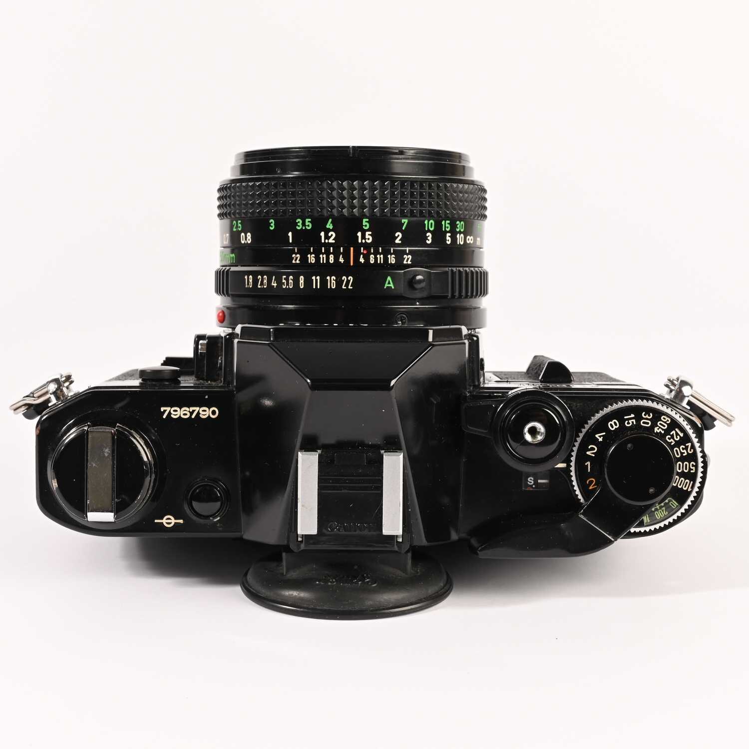 Canon AE-1 Lens FD 50/1.8 schwarz