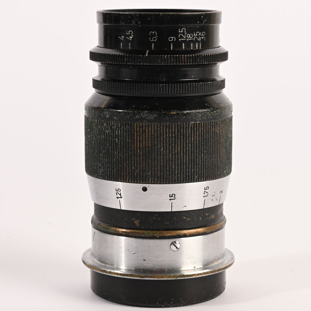 Ernst Leitz Wetzlar Leica Elmar 9cm/4 SEROO View finder Nottested