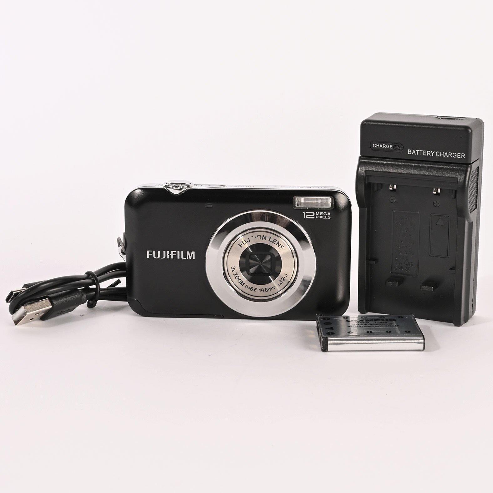 Fujifilm Finepix JV100 12MP Digitalkamera Schwarz