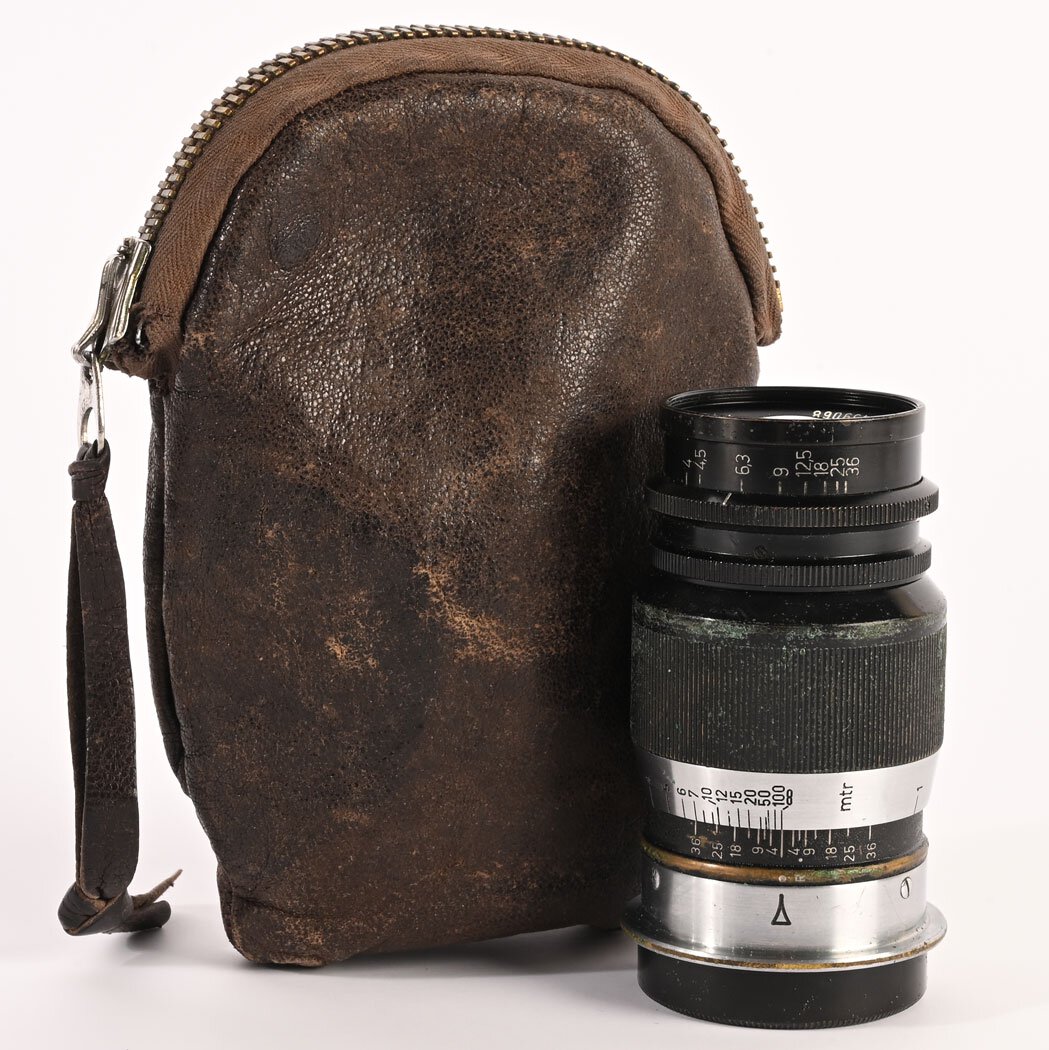 Ernst Leitz Wetzlar Leica Elmar 9cm/4 SEROO View finder Nottested