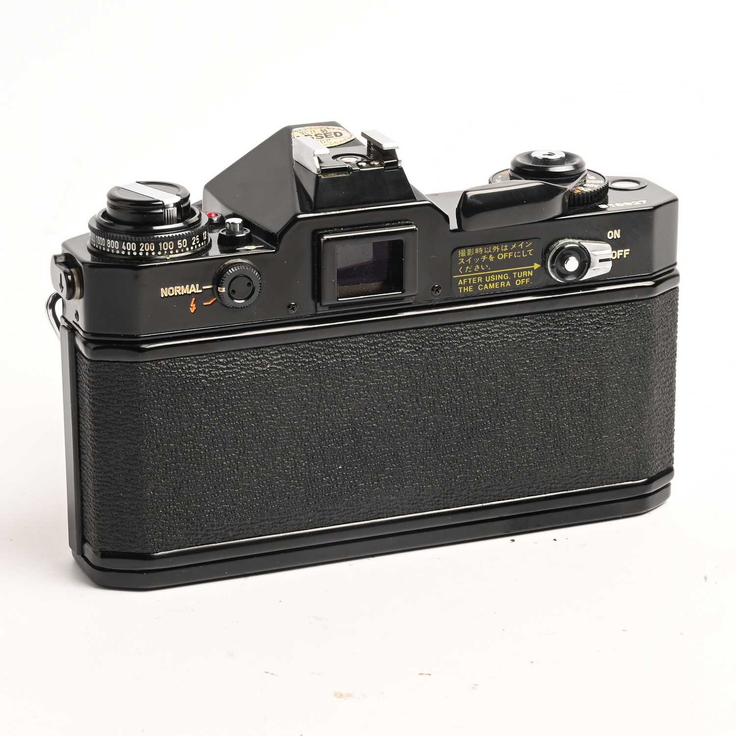 Canon EF black analoge SLR Kamera Canon FD S.S.C. 1,4/50 Lens