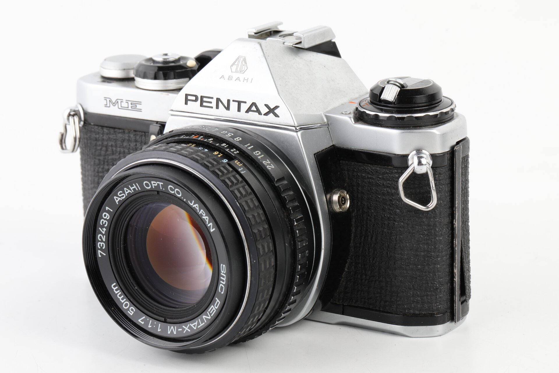 Pentax ME chrom + SMC Pentax-M 1,7/50mm