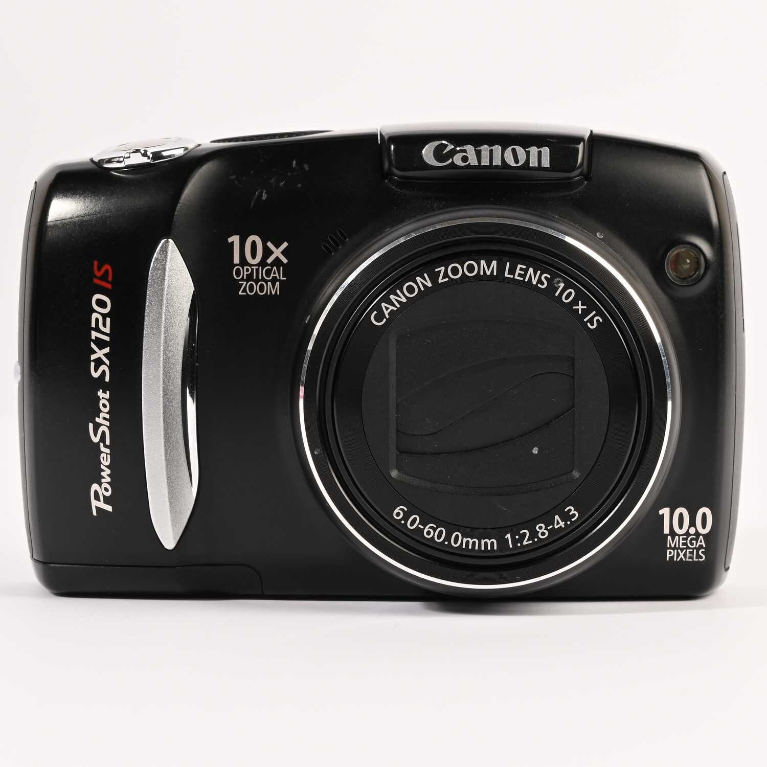 Canon PowerShot SX120 IS 10.0 Mp Digital Kamera Schwarz