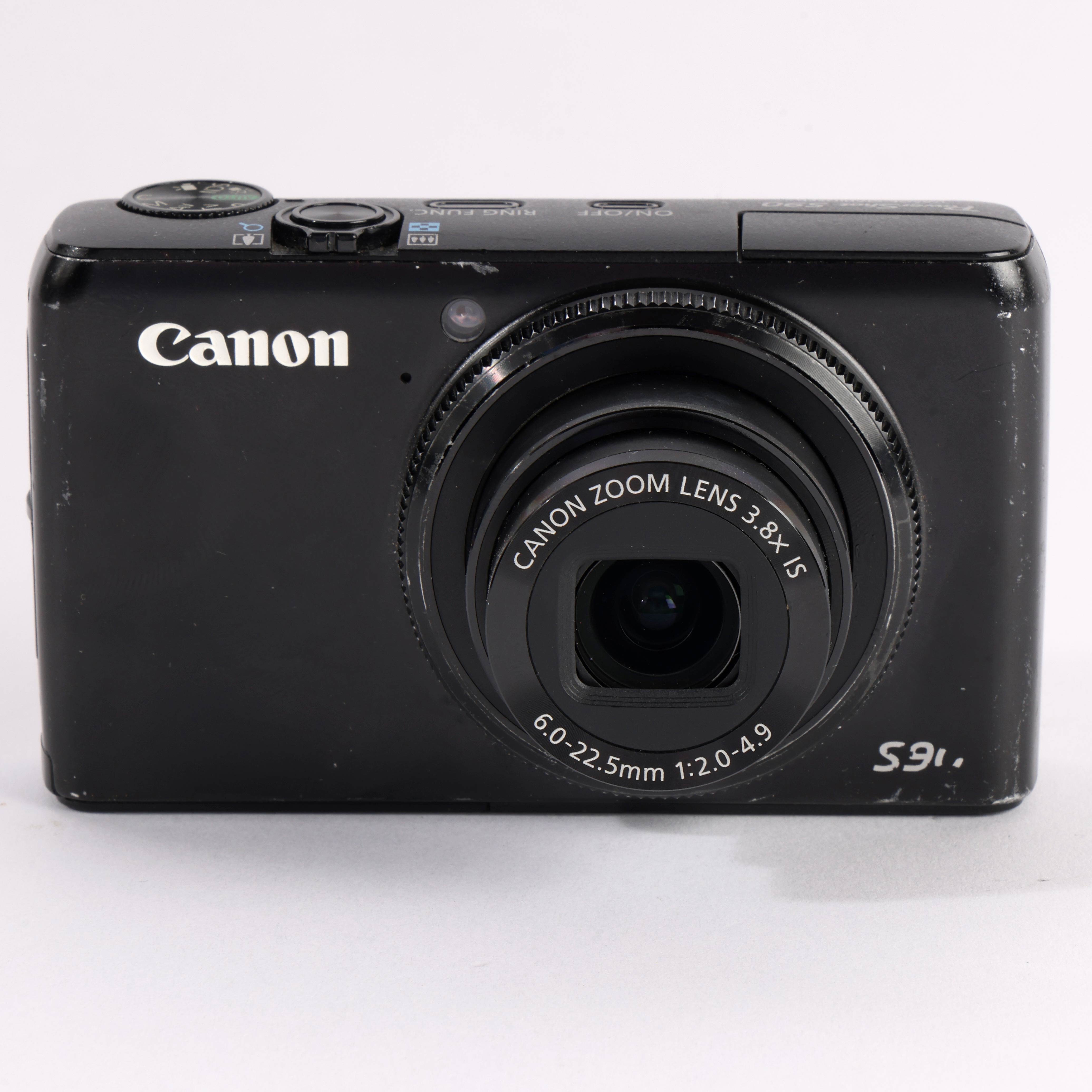 Canon PowerShot S90 Kompaktkamera Schwarz