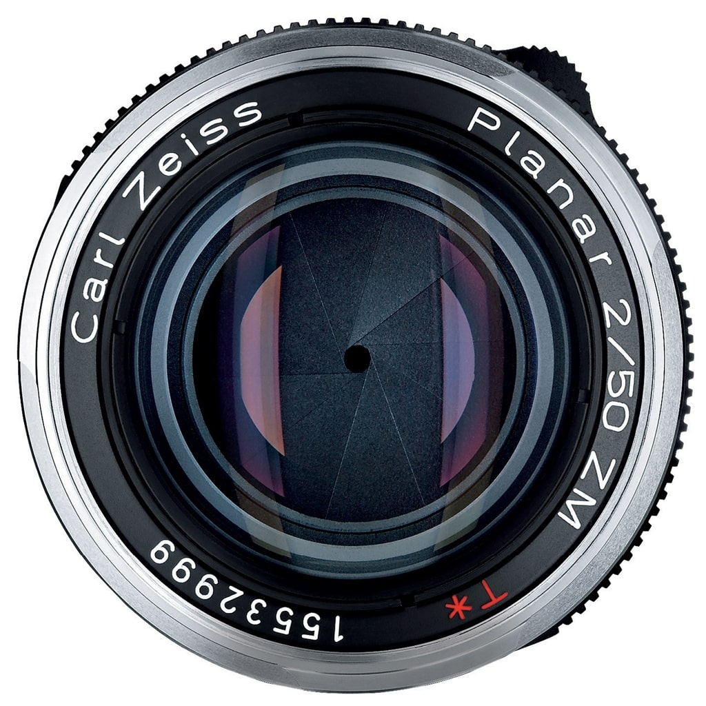 ZEISS Planar T* 50mm 1:2 ZM f. Leica M silber