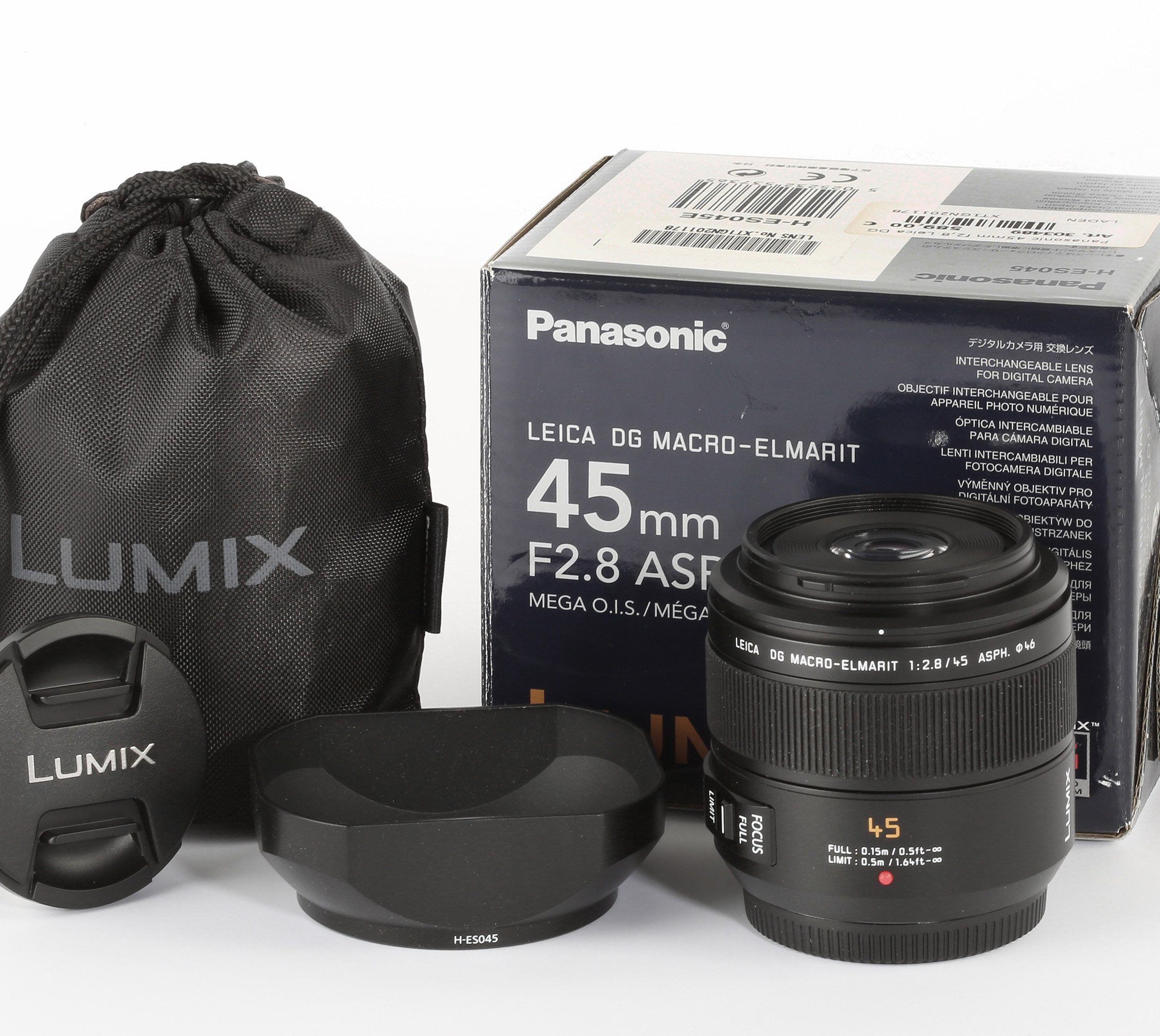 Panasonic 45mm f2,8 Leica DG Macro Elmarit OIS