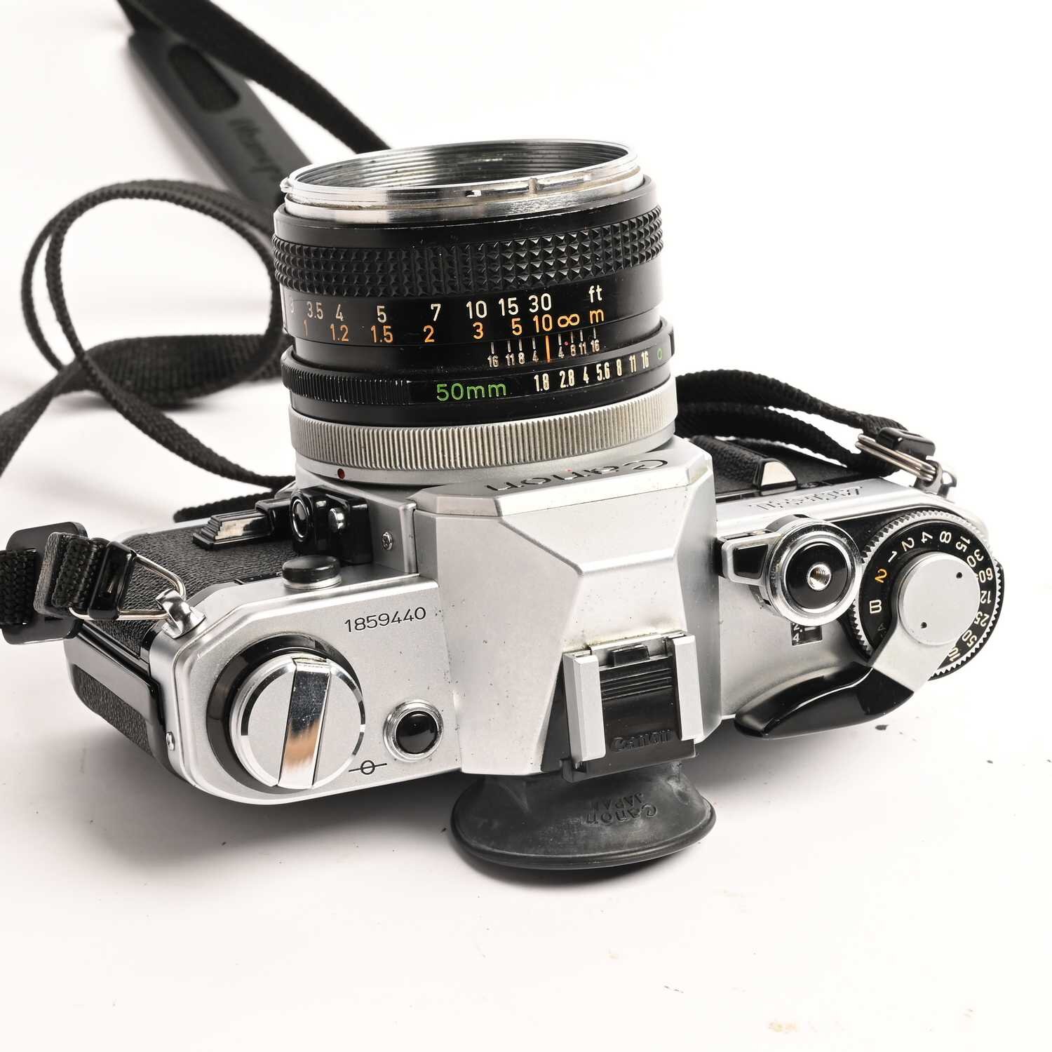 Canon AE-1 Canon FD 50/1,8 analog Spiegelreflex