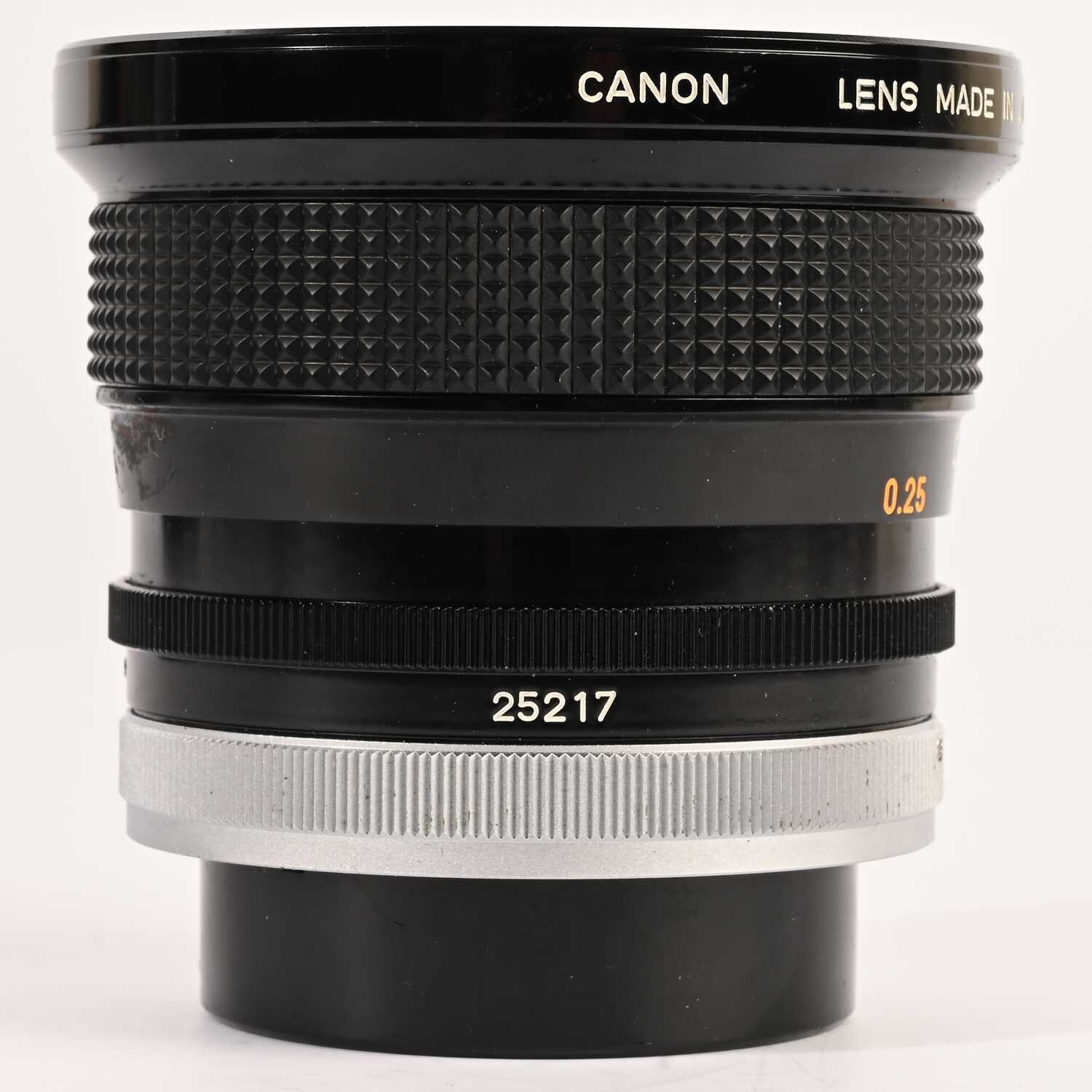 Canon FD 2.8/20mm S.S.C. Lens
