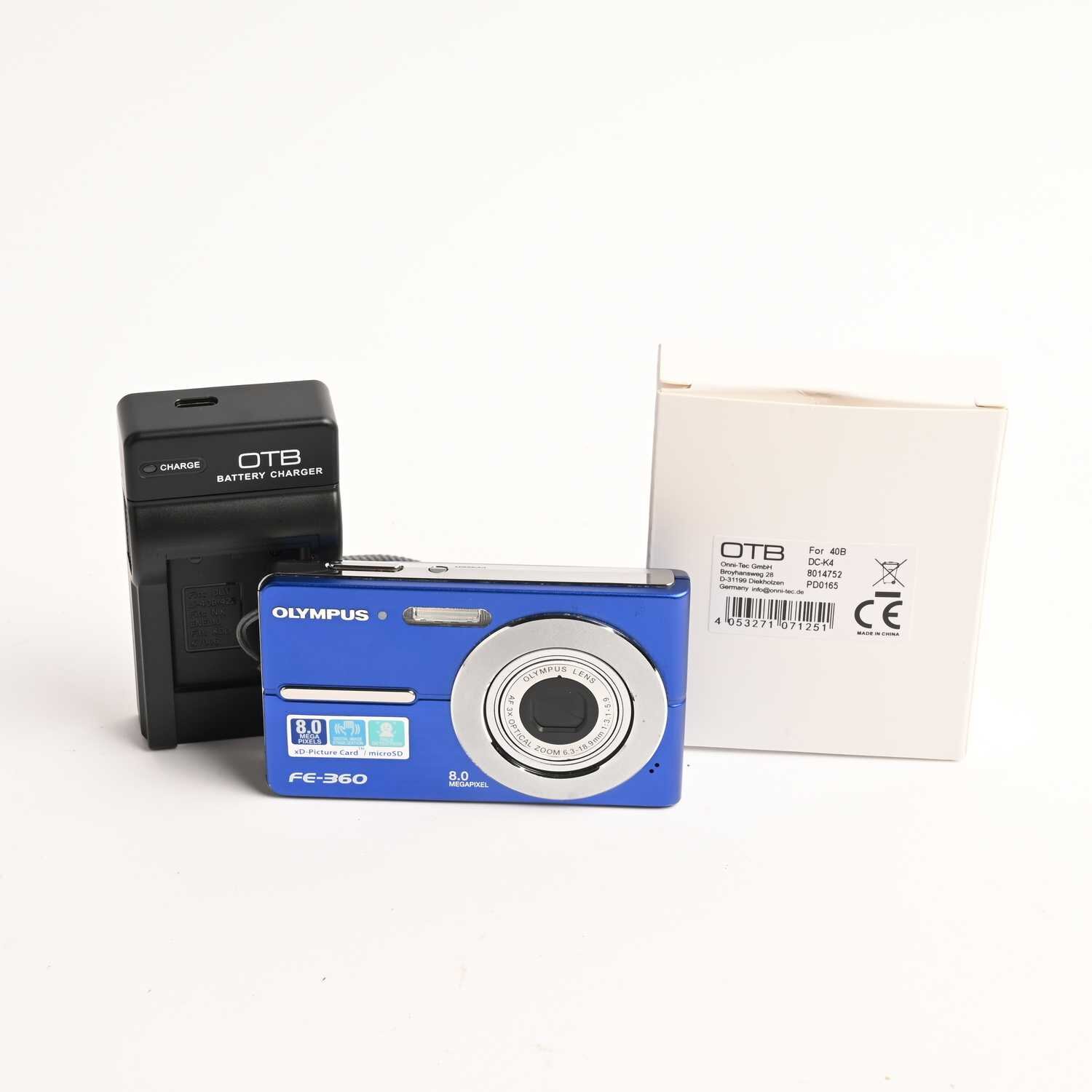 Olympus FE-360 8,0 MP Digitalkamera blau kompakt