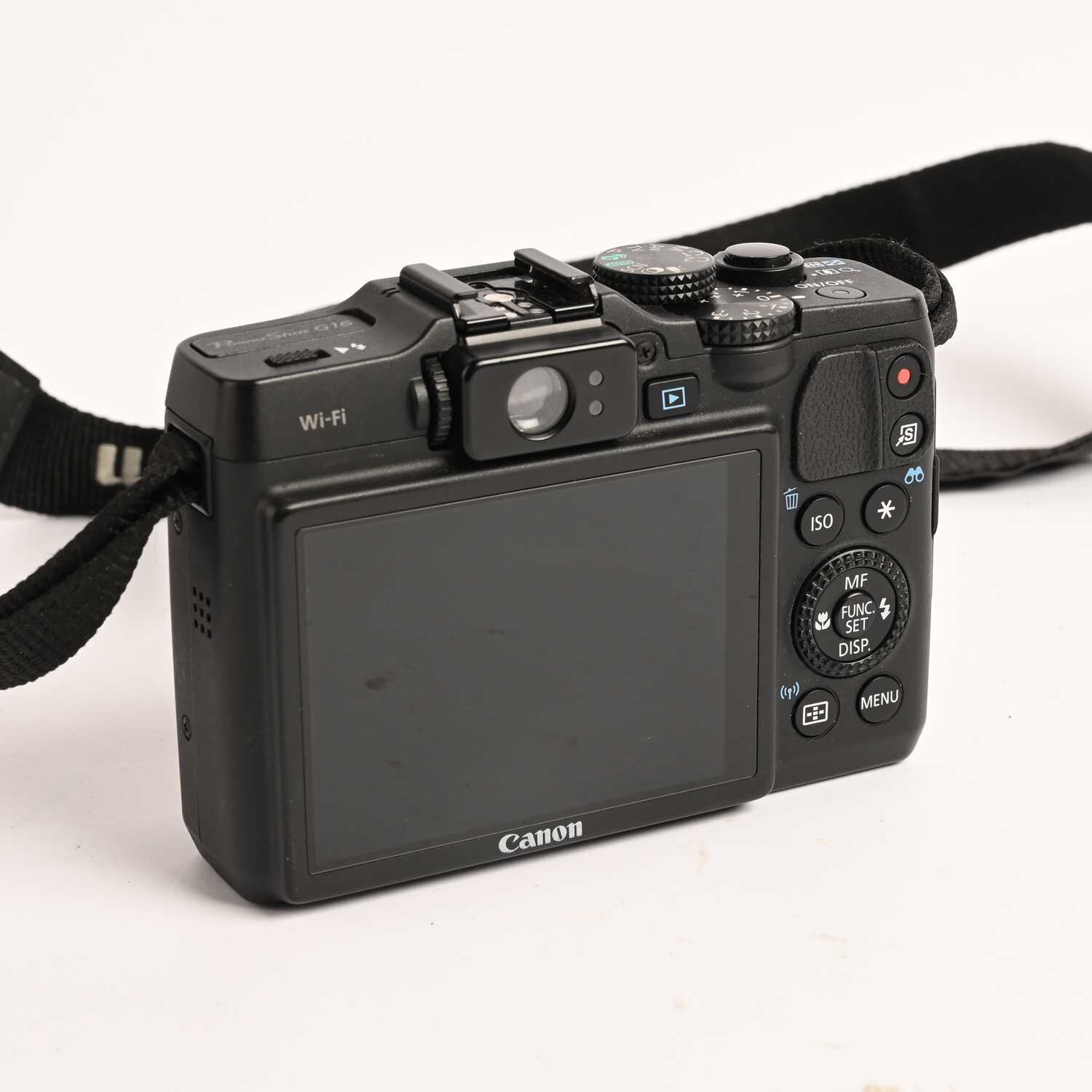 Canon PowerShot G16 12.1 MP Digital Camera black 5x Optical Zoom Wifi Wlan