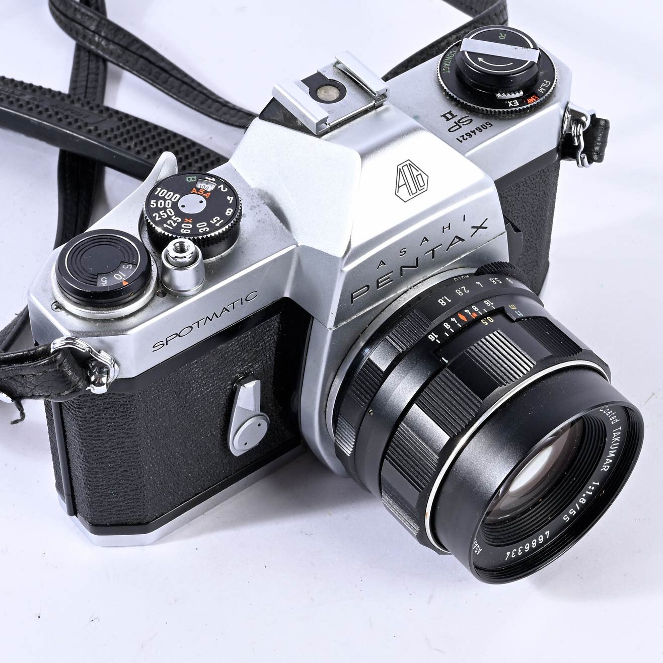 Pentax Spotmatic SPII Film Kamera Smc Takumar 55mm F/1.8