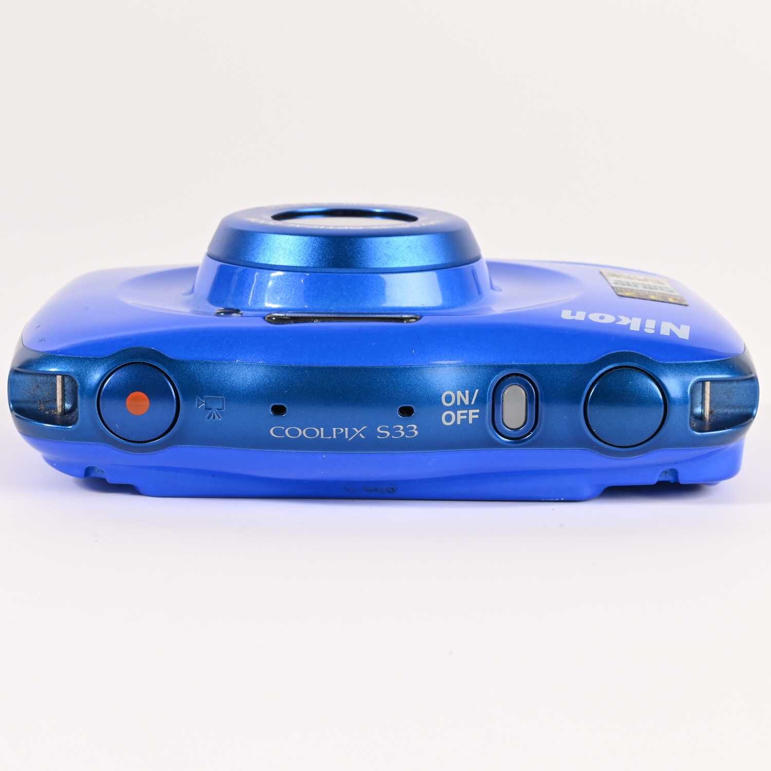 Nikon Coolpix S33 blau Unterwasserkamera 13,2 MP