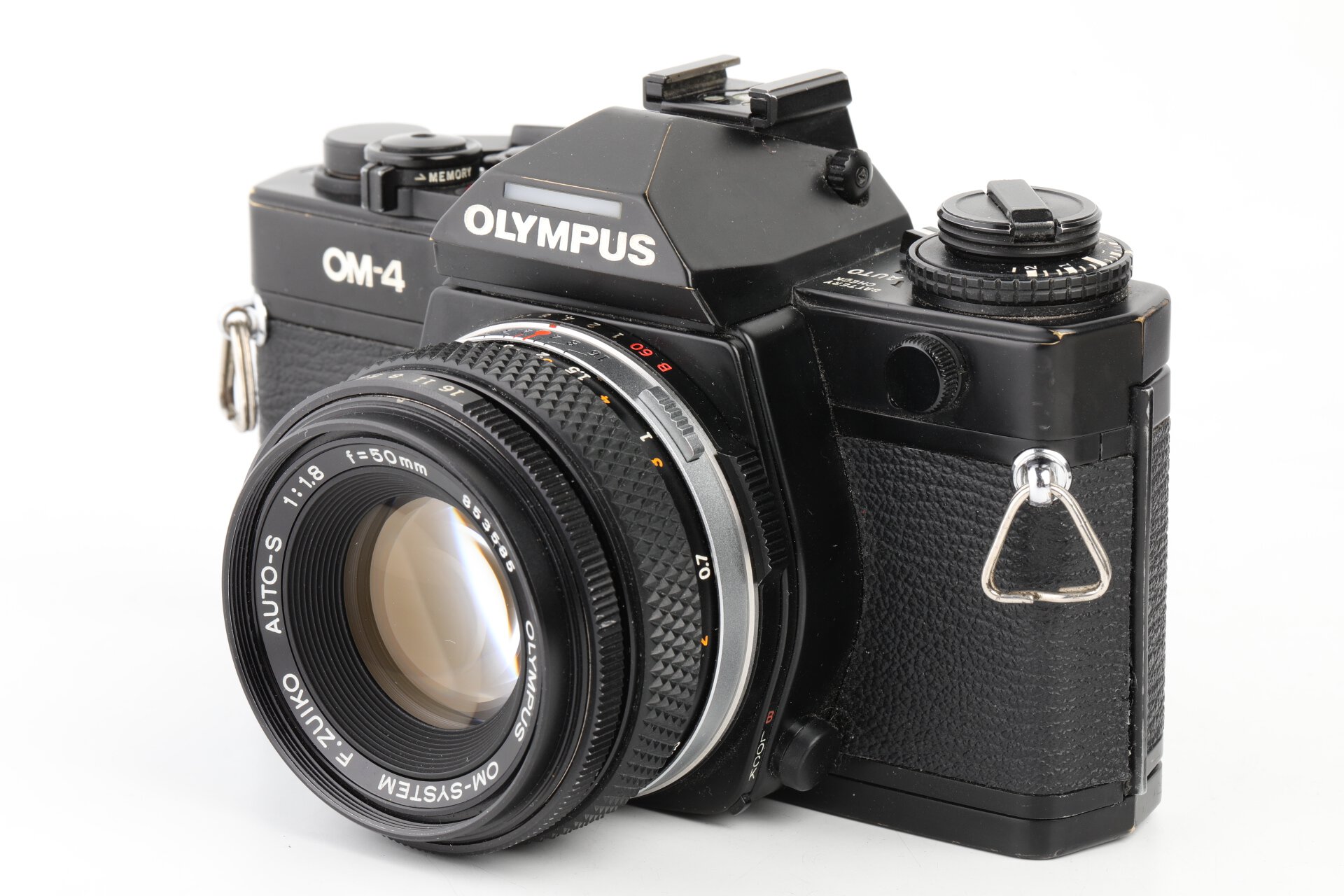 Olympus OM-4 schwarz + F.Zuiko Auto-S 1,8/50mm OM