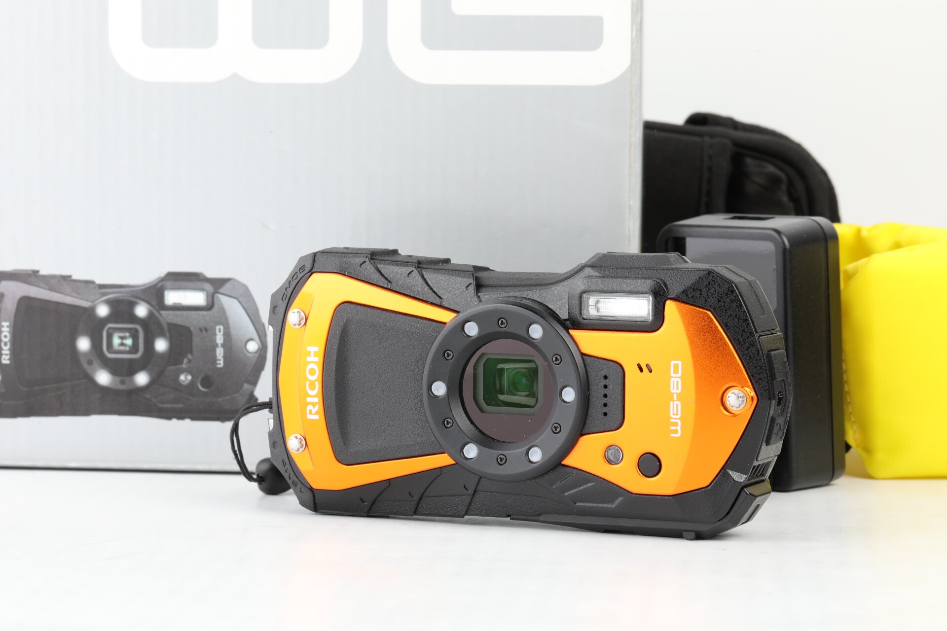 Ricoh WG-80 orange ca. 500 Verschlußauslösungen