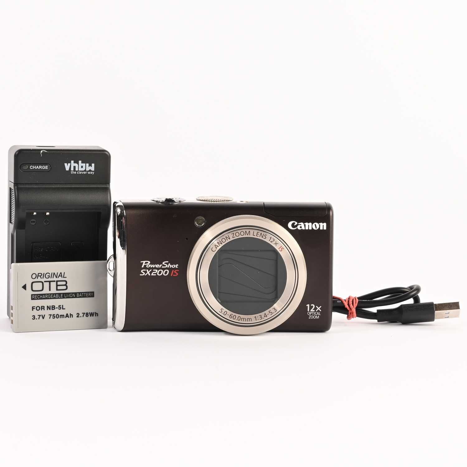 Canon PowerShot SX200 IS Digitalkamera 12 Megapixel 12-fach Zoom kompakt