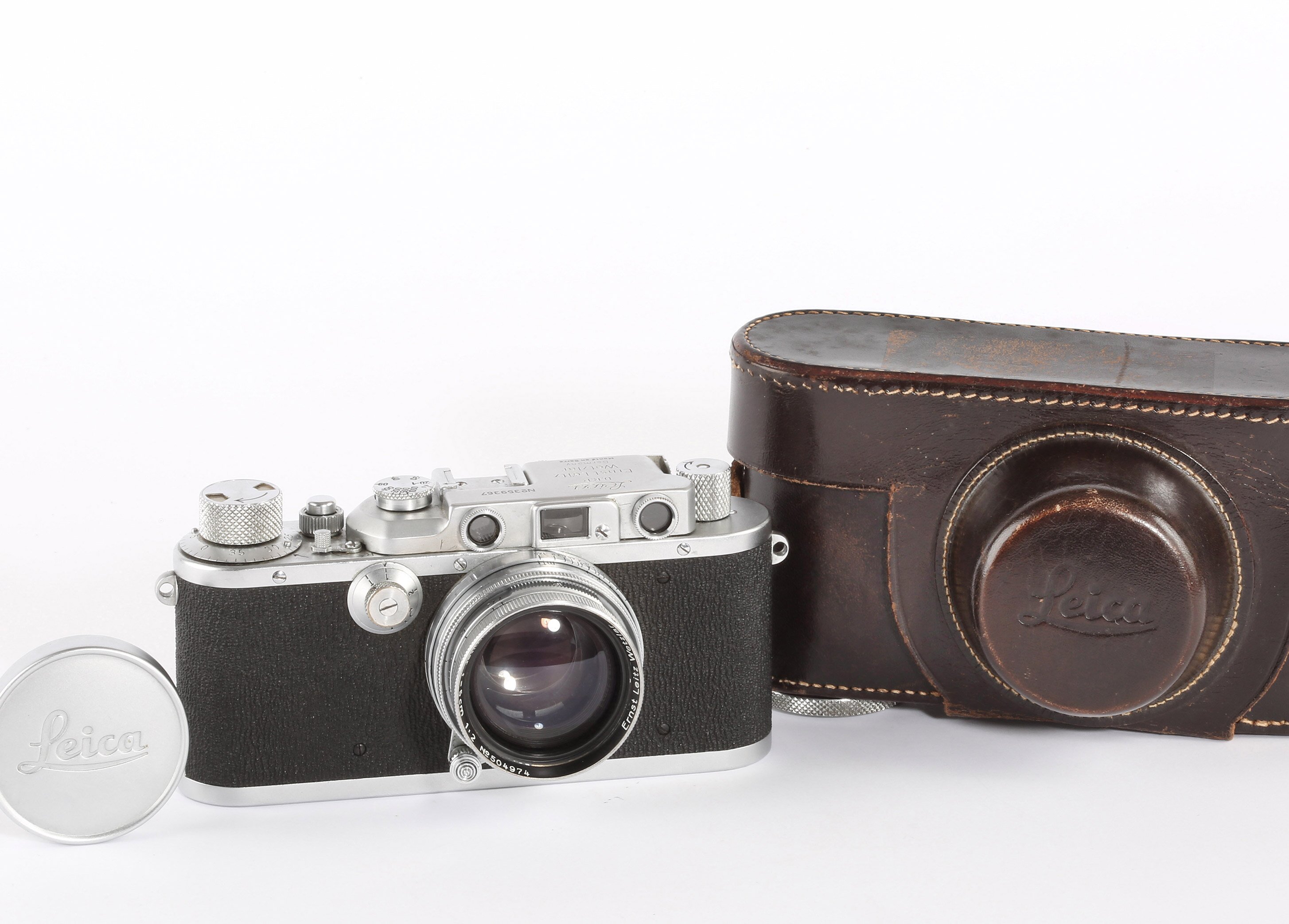 Leica IIIa Monté en Sarre 1949 selten mit Summar 5cm f2
