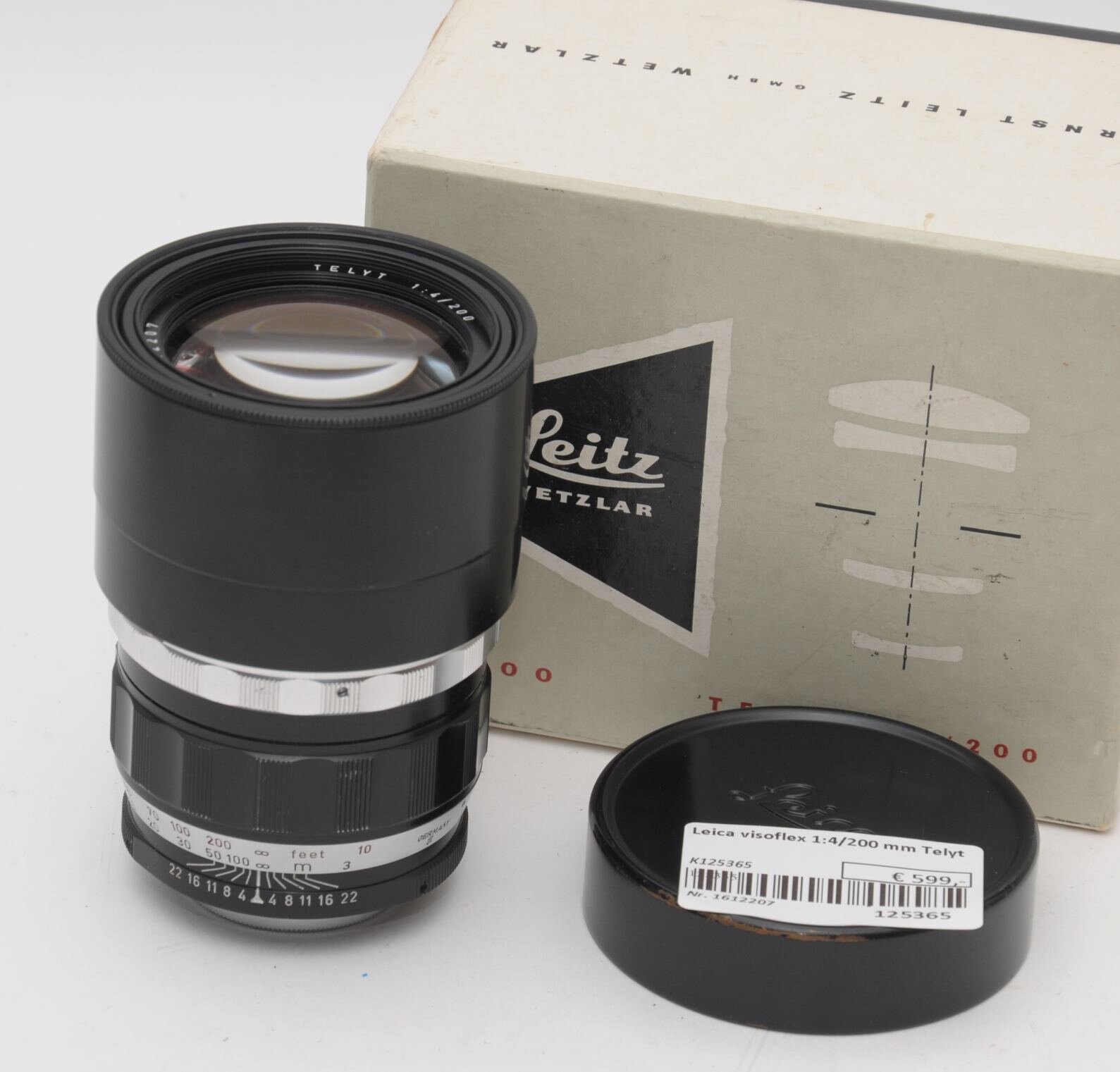 Leica Telyt 200mm 1:4 Visoflex / M39