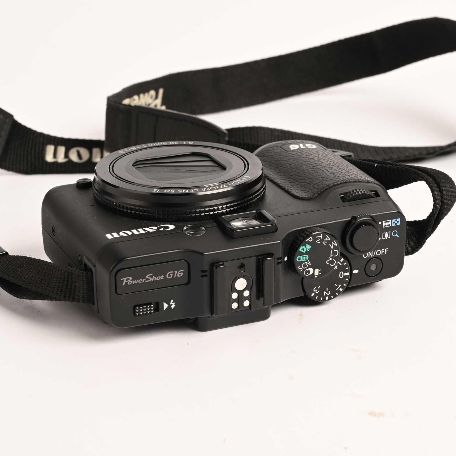 Canon PowerShot G16 12.1 MP Digital Camera black 5x Optical Zoom Wifi Wlan
