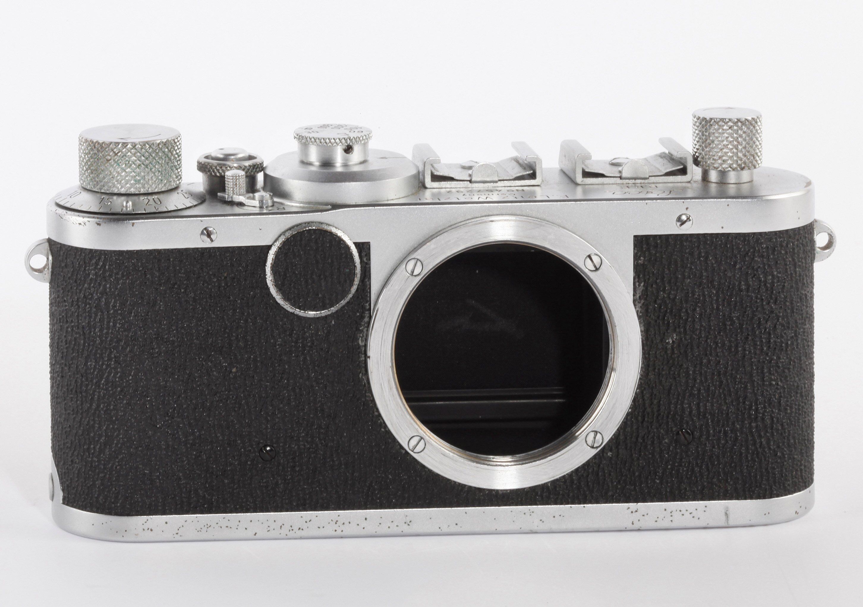 Leica Ic Gehäuse M39 LTM Bj1949/50 Shark Skin erste Serie umfast 500 Stück