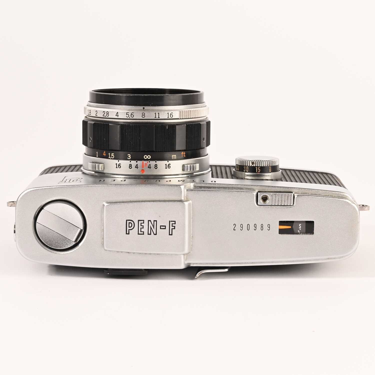 Olympus Pen-F Zuiko Auto-S 1,8/38mm analoge Spiegelreflexkamera Halbformatkamera