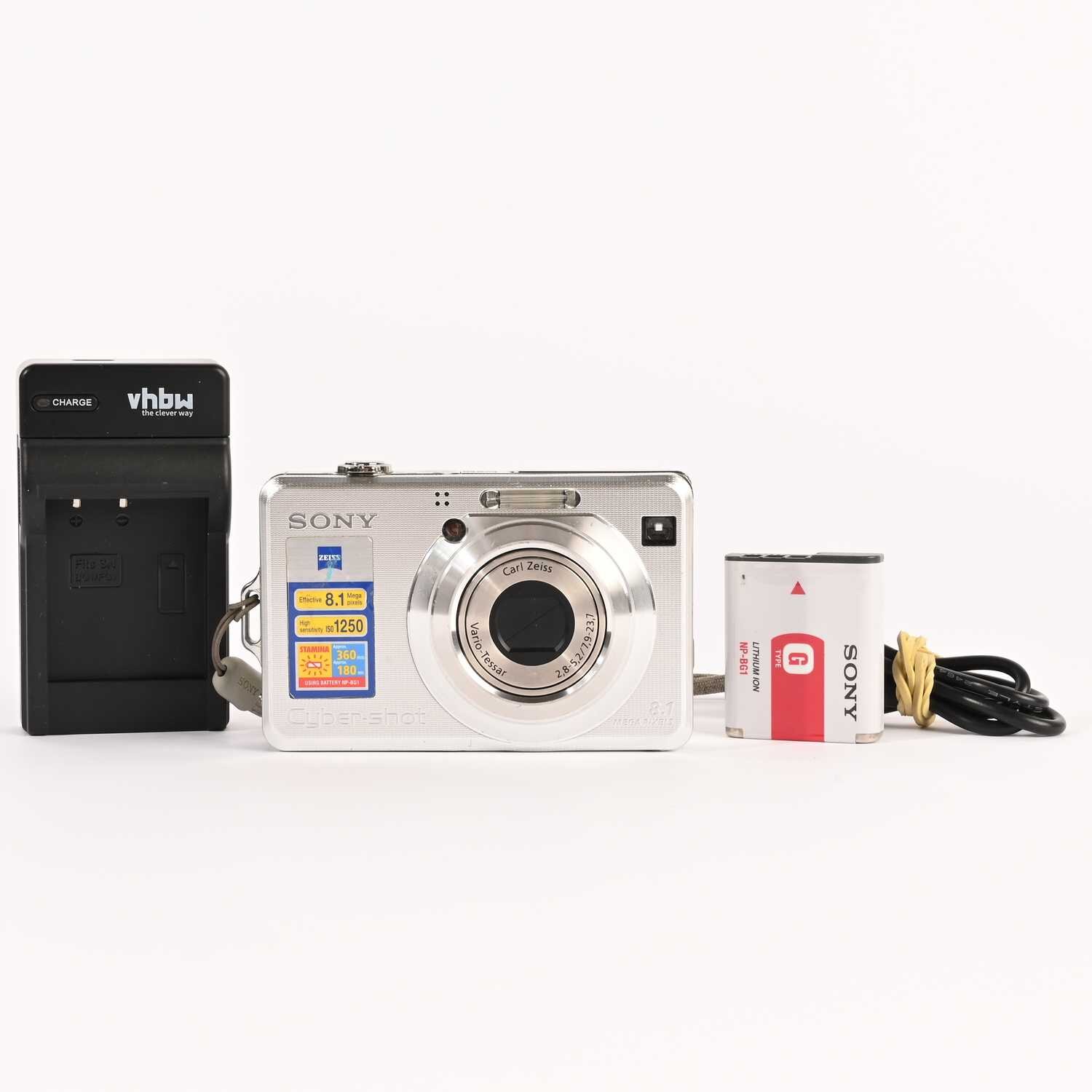 Sony Cyber-shot DSC-W100 8,1 MP Digitalkamera  silber