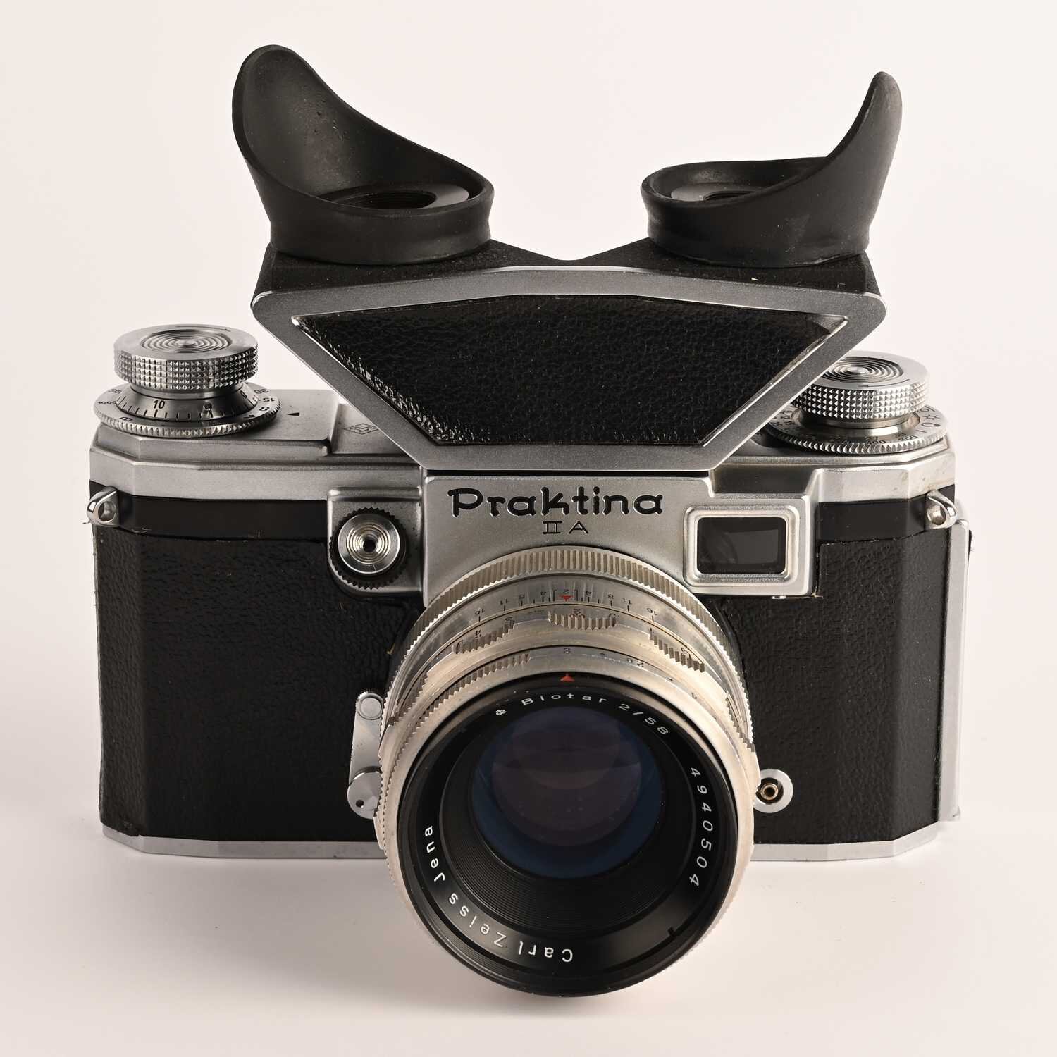 Praktina IIA Biotar 2/58 stereo Prismensucher rare