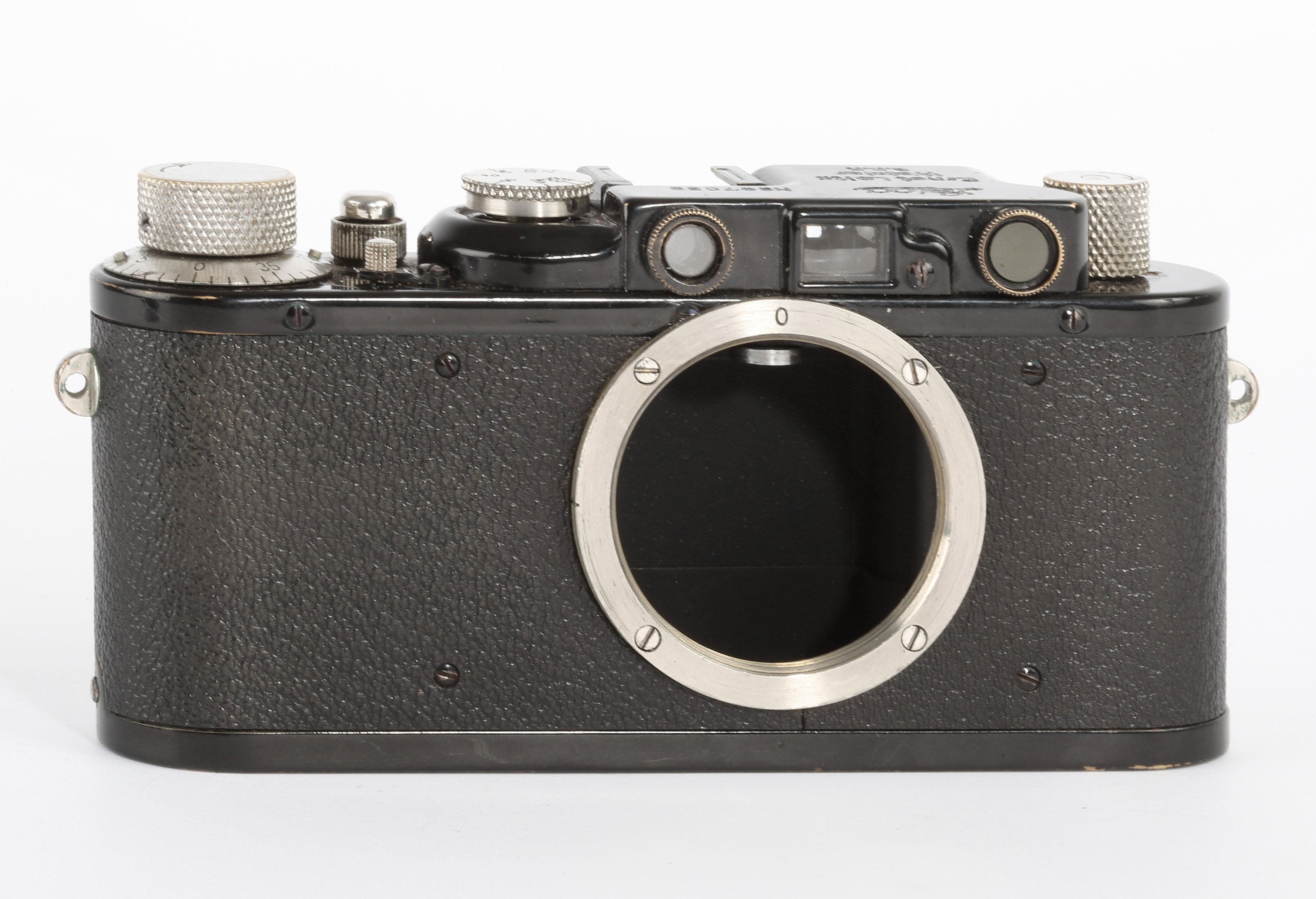 Leica II (D) 1932 schwarz mit 50mm f3,5 Elmar-Nickel-sehr sauber