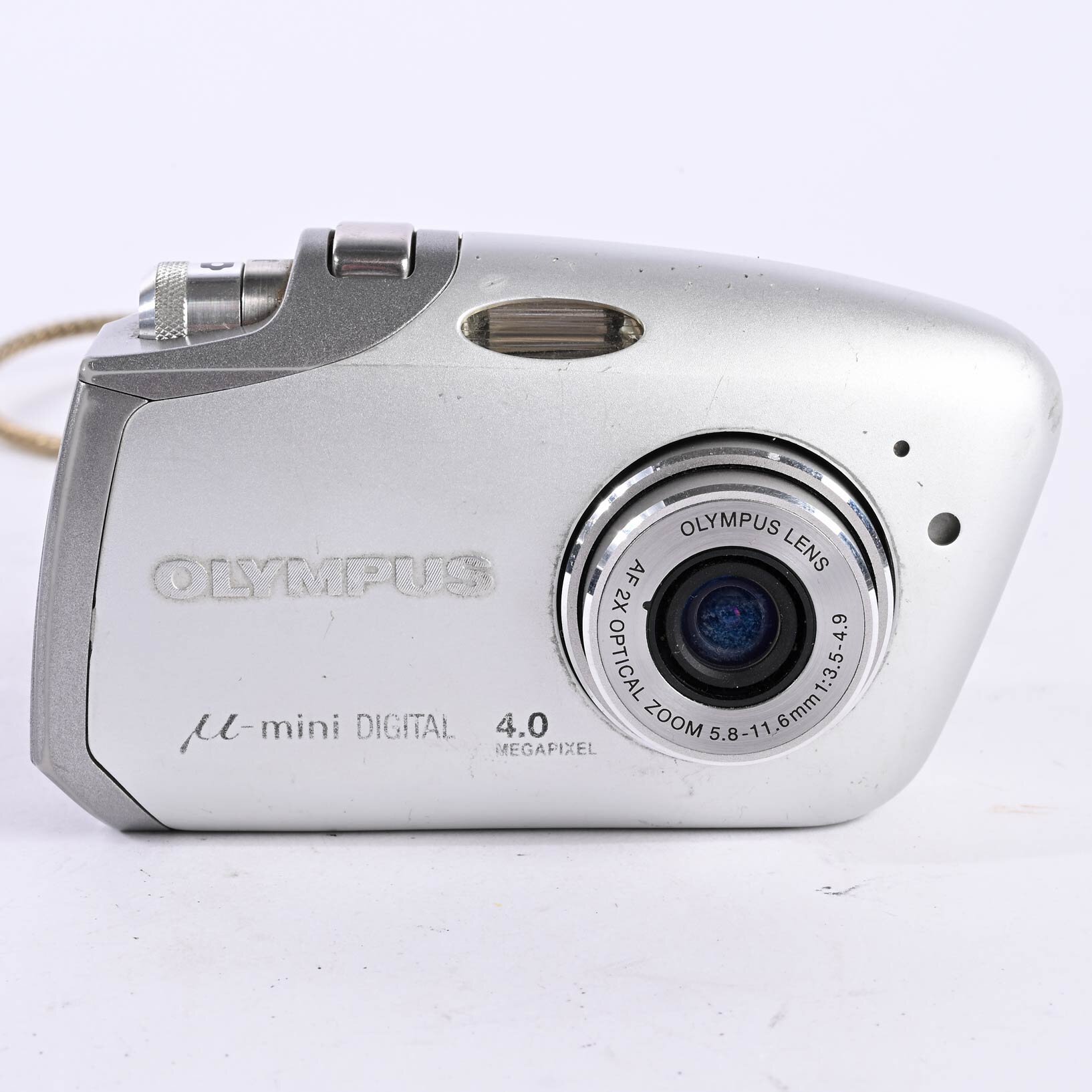 Olympus Mju Mini Digital Kamera Digitalkamera Digicam silber 4.0 MP