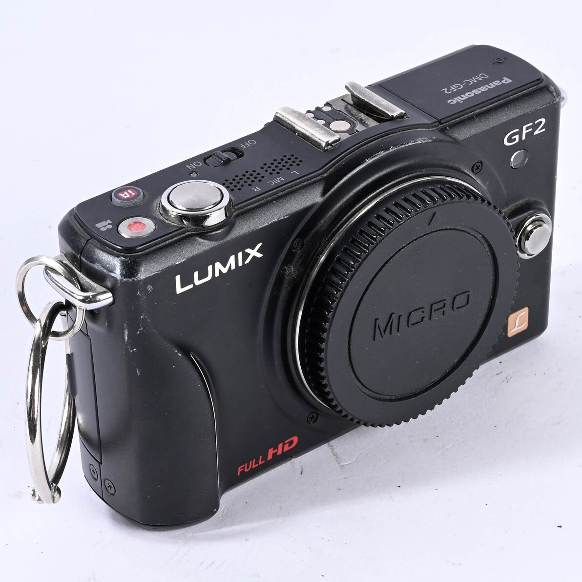 Panasonic LUMIX DMC-GF2K 12.1MP Digitalkamera schwarz