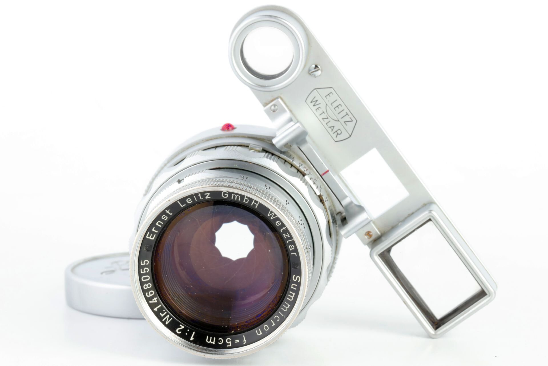 Leica M Summicron-M 2/50mm mit Brille chrom dual range 11918