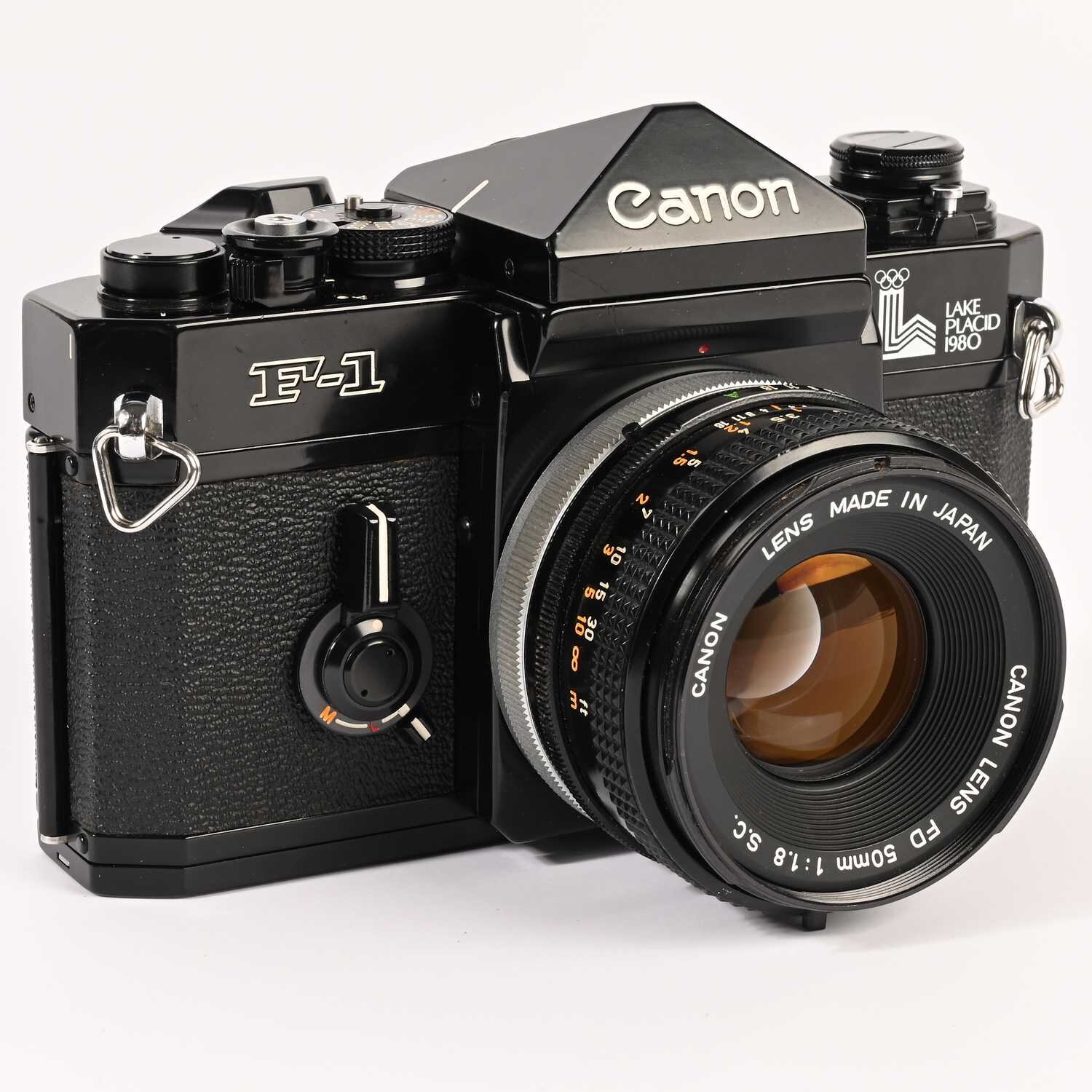 Canon F-1 Olympia 1980 Lake Placid  FD 1,8/50mm S.C.