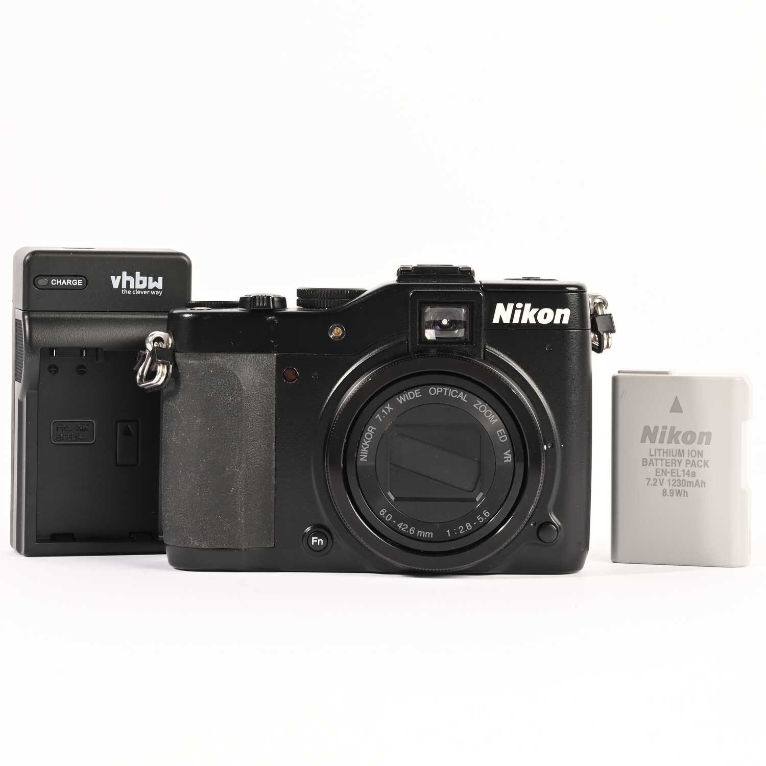 Nikon Coolpix P7000 10,1MP Digitalkamera Kamera Schwarz Kompakt