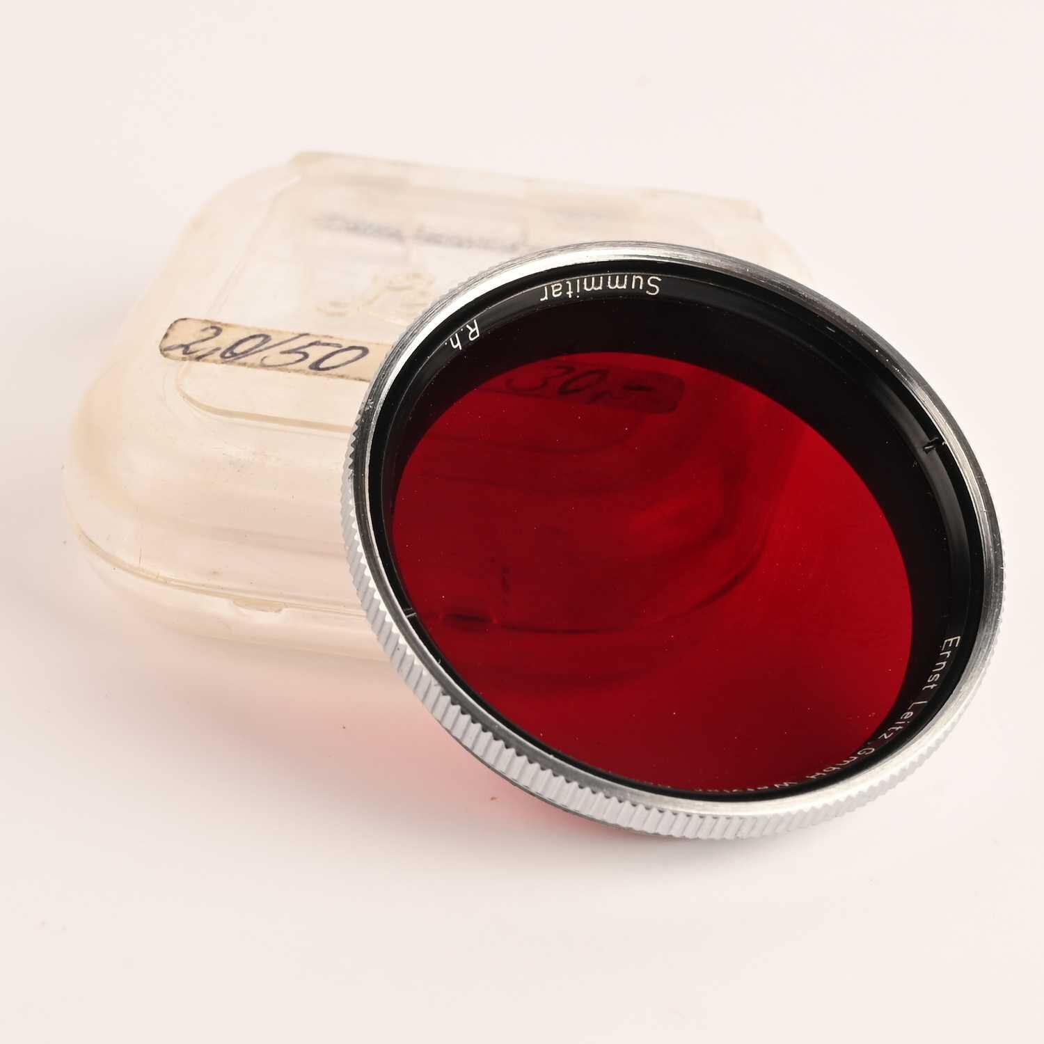 LEITZ GFOOH R.h. Dark Red Filter for SM 5cm Summit