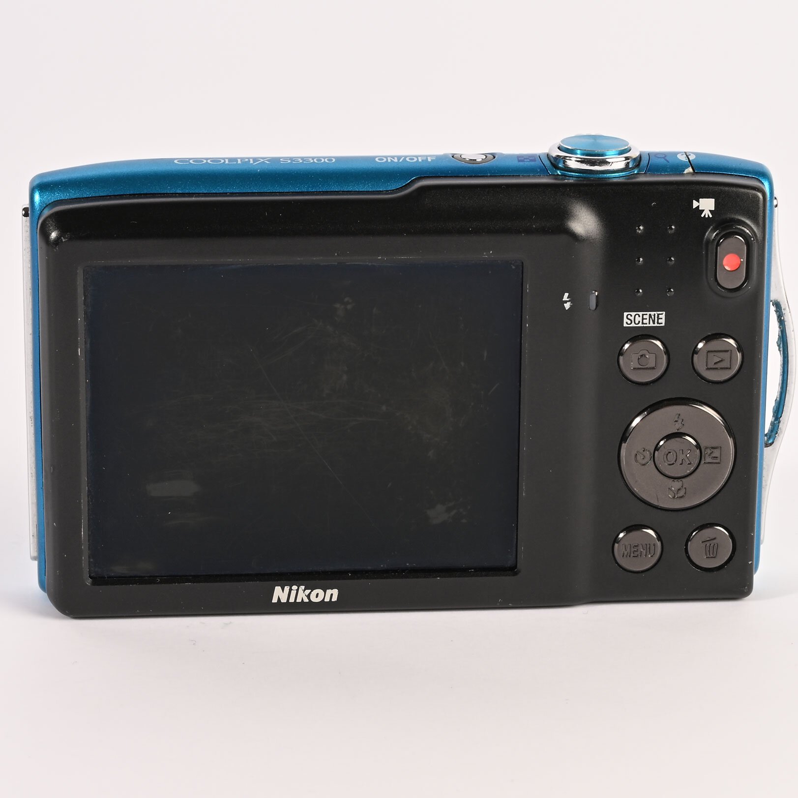 Nikon Coolpix S3300 Digitalkamera 16 MP 6x Zoom kompakt blau