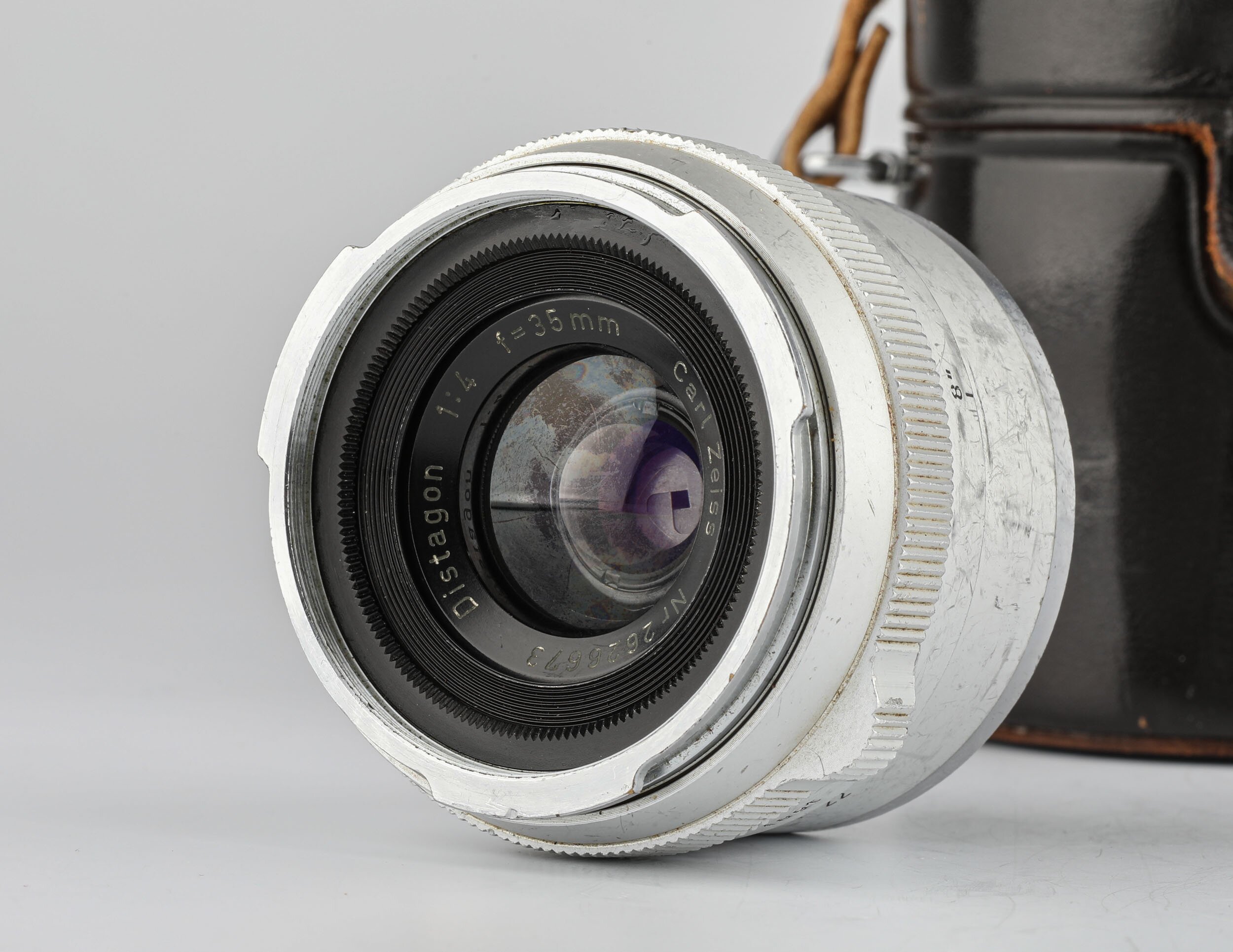 Carl Zeiss Distagon f.Contarex 4/35mm chrom Objektiv