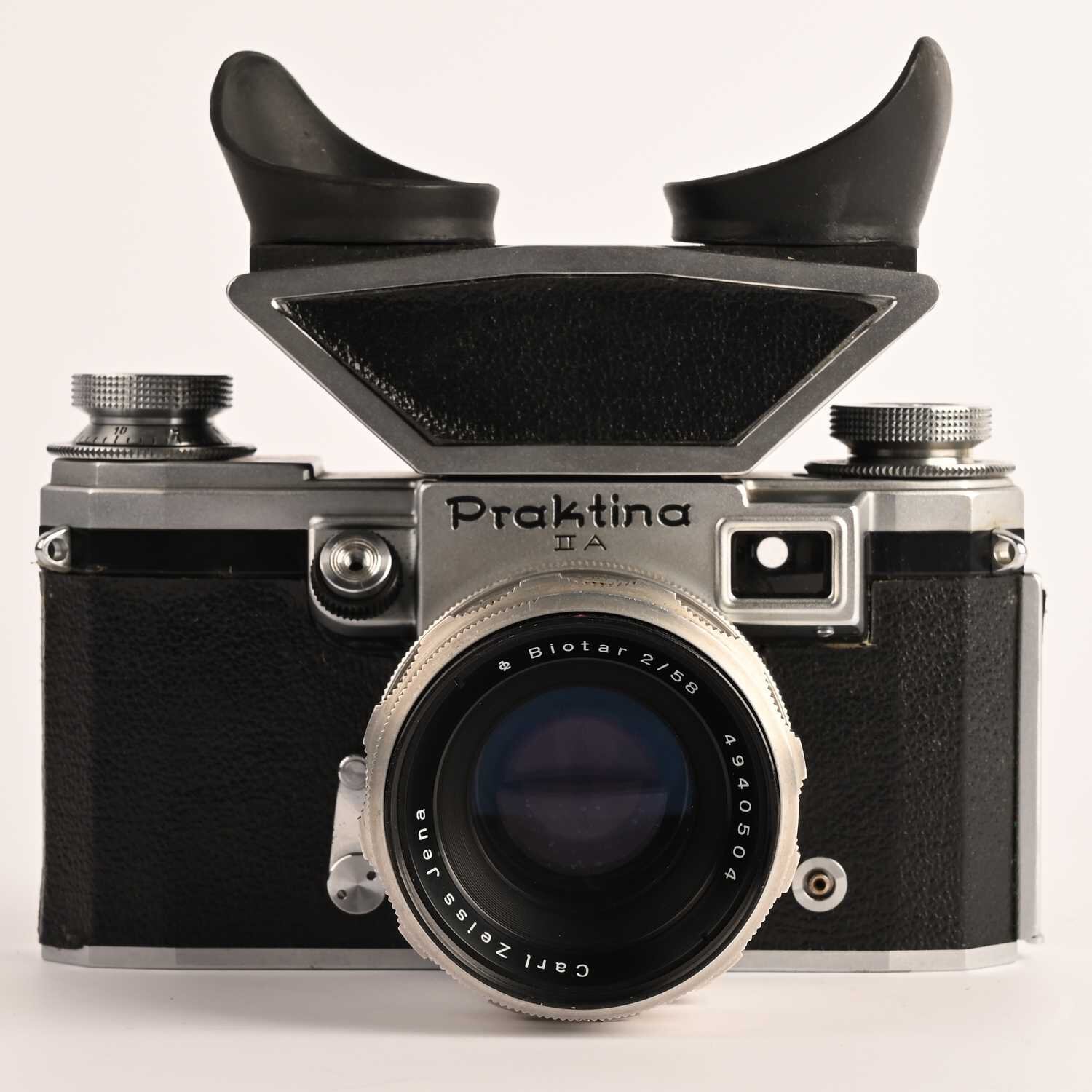 Praktina IIA Biotar 2/58 stereo Prismensucher rare