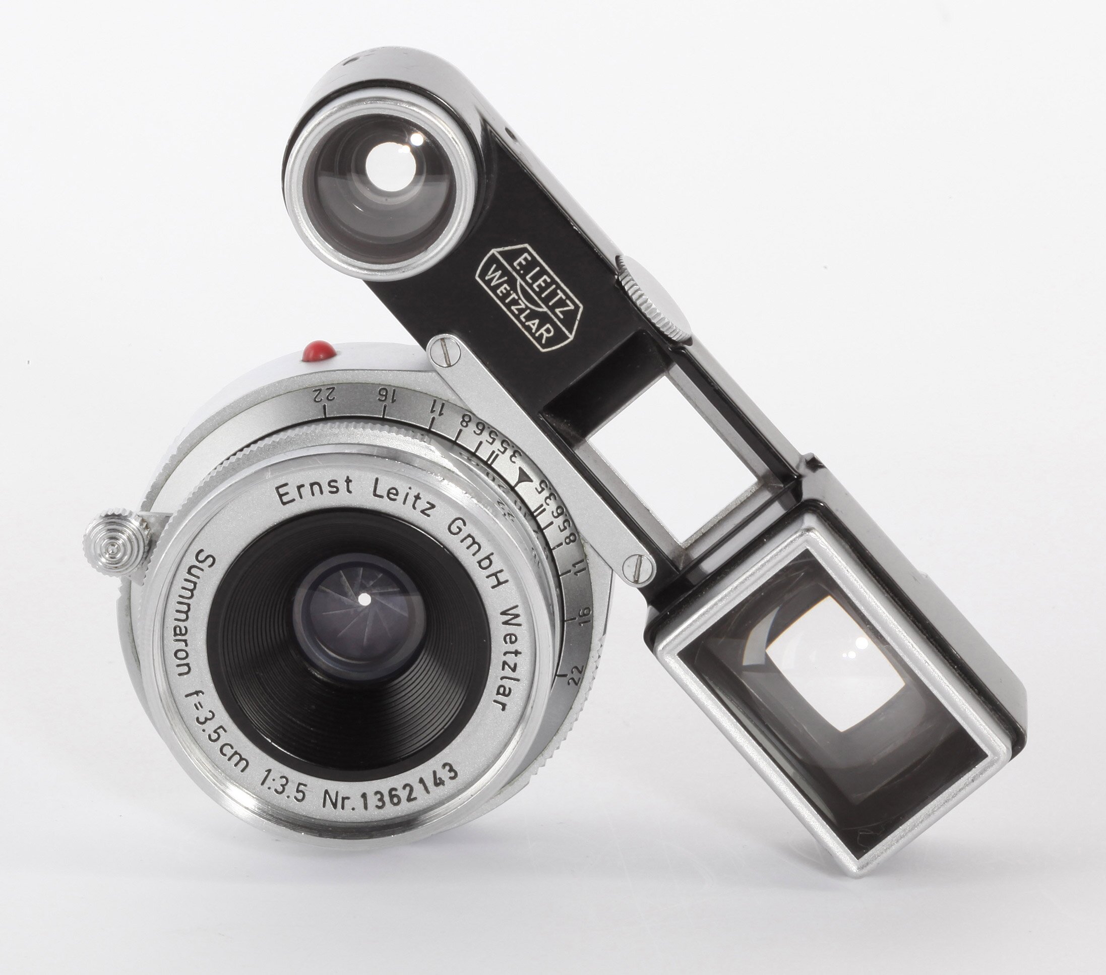 Leica 3,5cm 3,5 Summaron black painted Brille