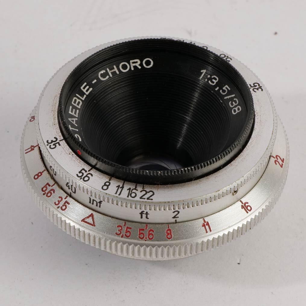 Braun Nürnberg Paxette Staeble Choro 3,5/38 Telon5,6/85 Cassarit 2,8/45
