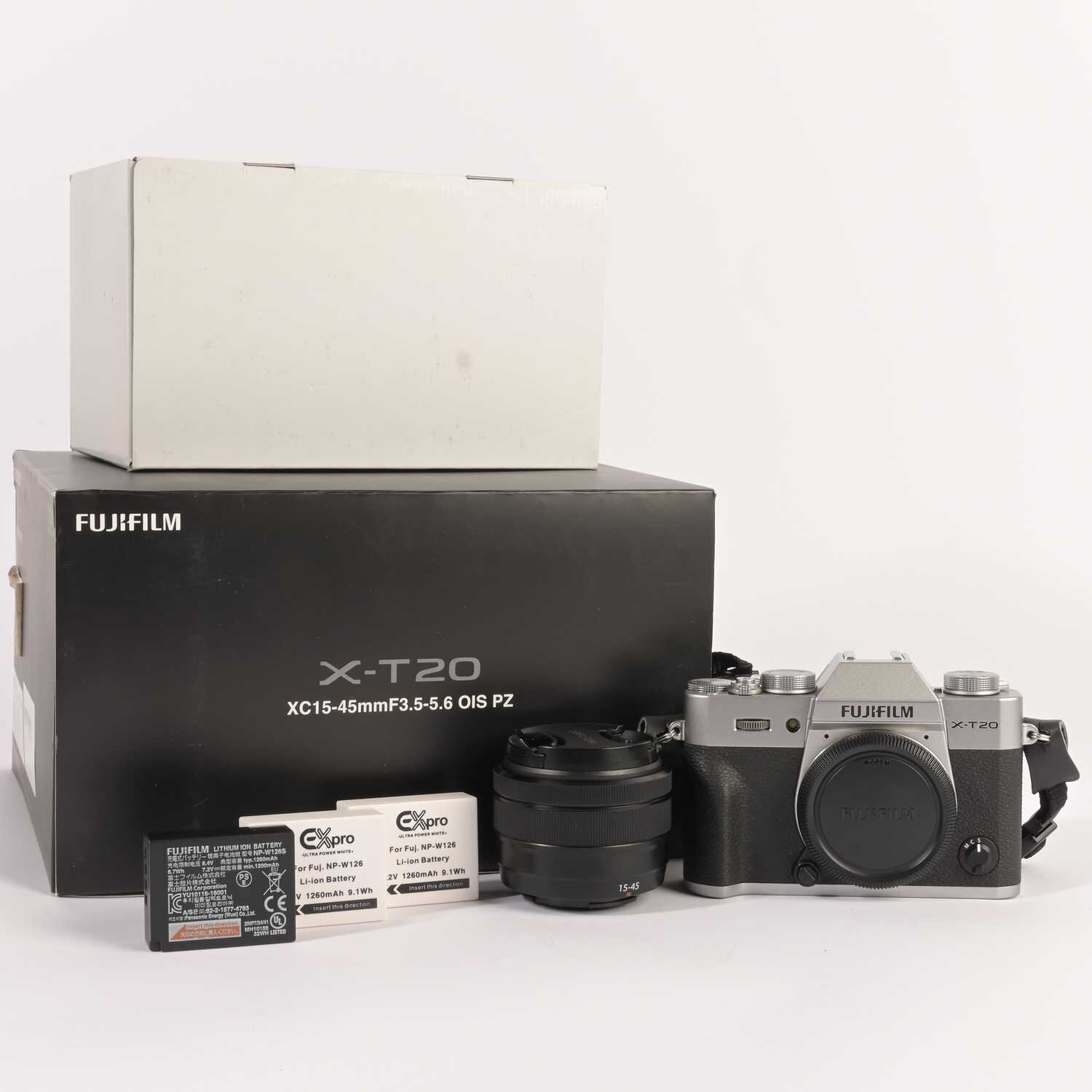 Fujifilm X-T20 Spiegellose Systemkamera XC 3,5-5,6/15-45 mm
