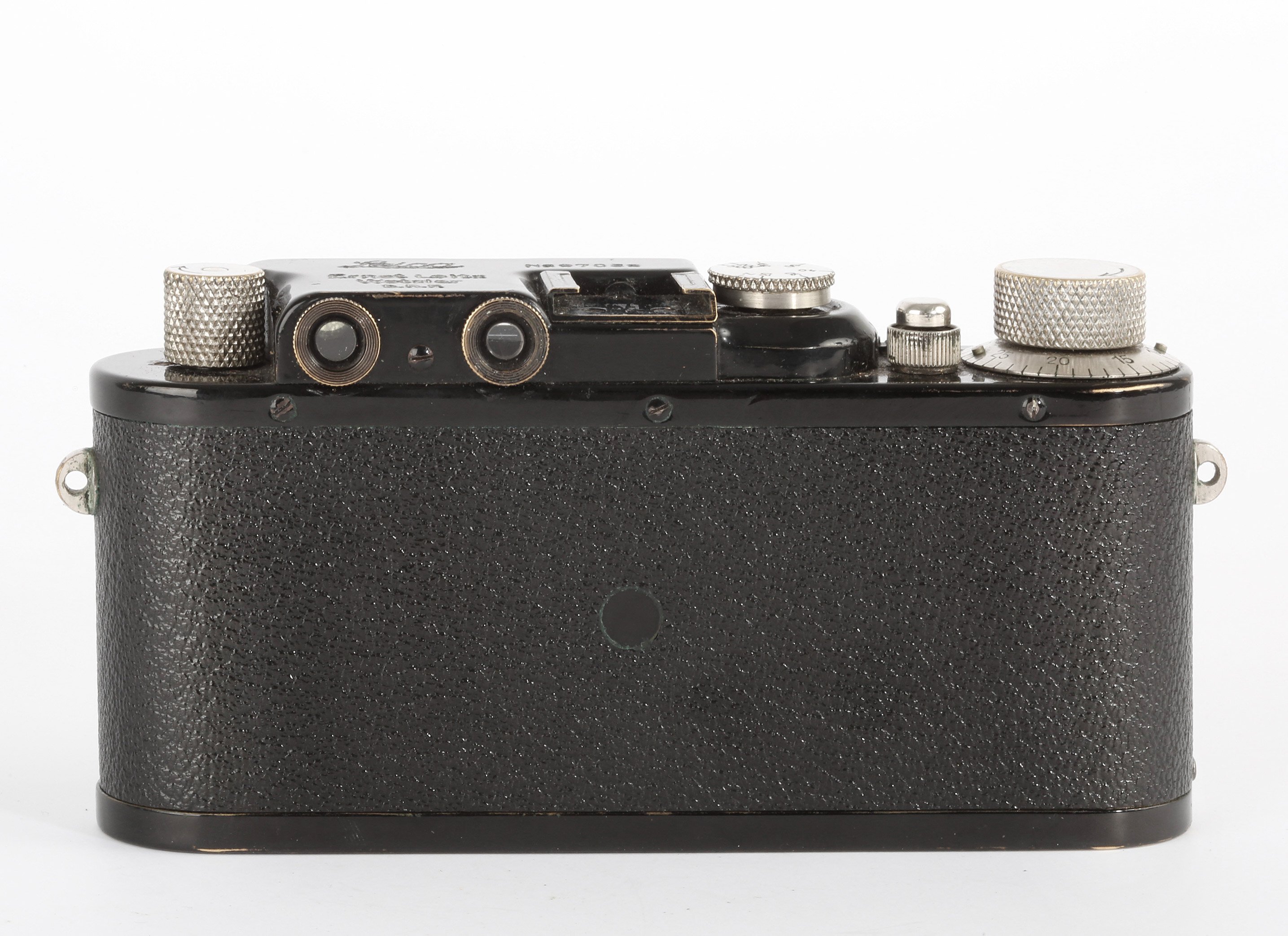 Leica II (D) 1932 schwarz mit 50mm f3,5 Elmar-Nickel-sehr sauber