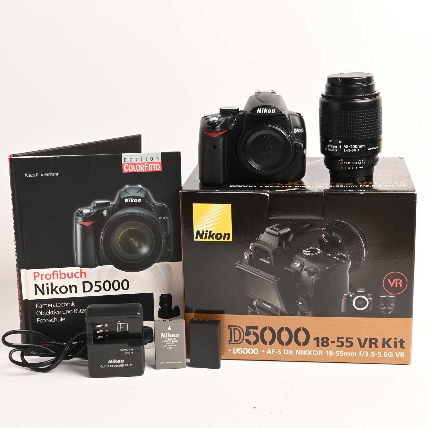 Nikon D5000 DSLR-Kamera 12,3 MP