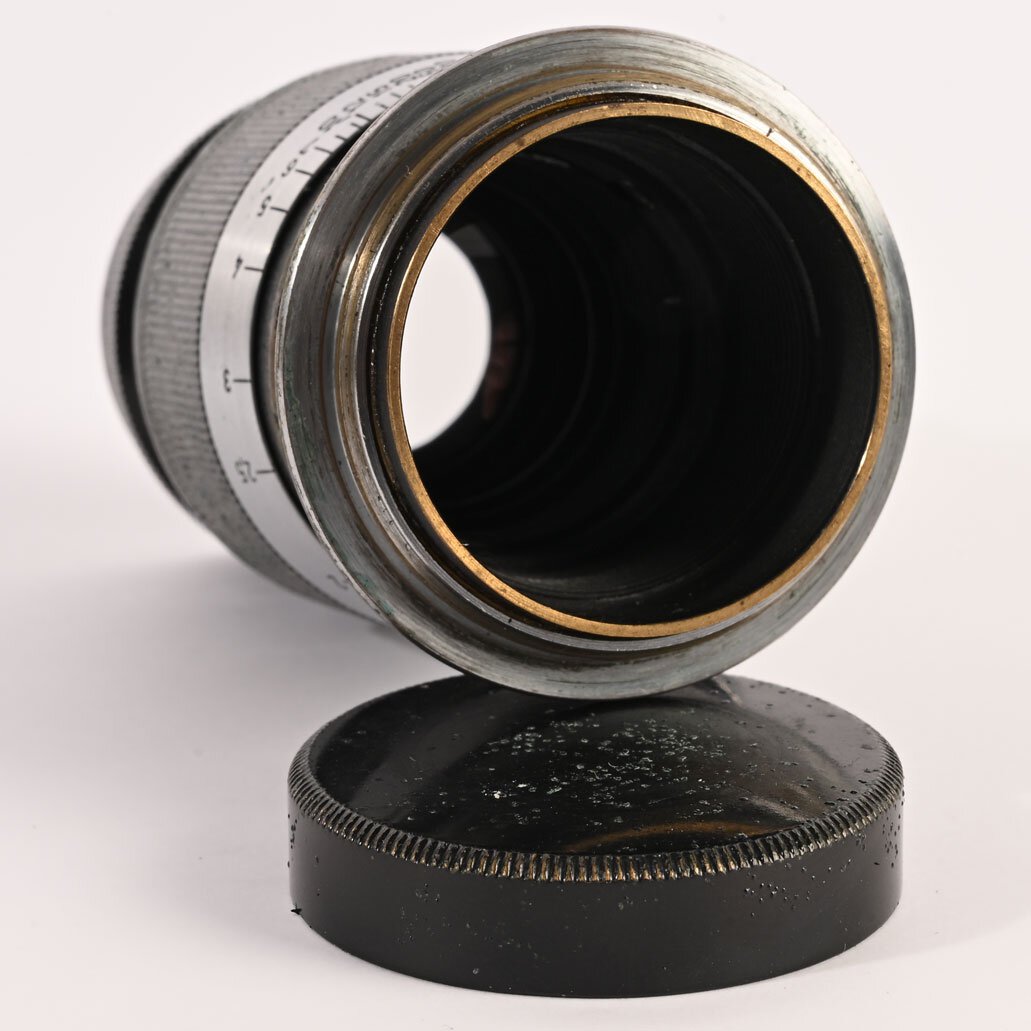 Ernst Leitz Wetzlar Leica Elmar 9cm/4 SEROO View finder Nottested