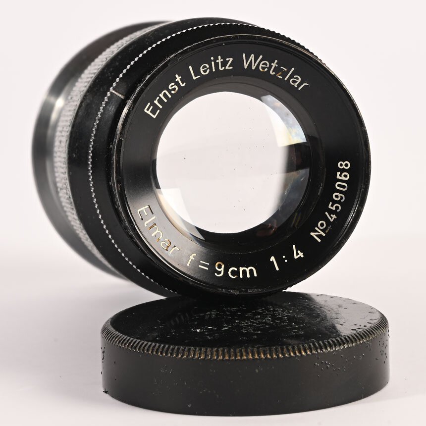 Ernst Leitz Wetzlar Leica Elmar 9cm/4 SEROO View finder Nottested