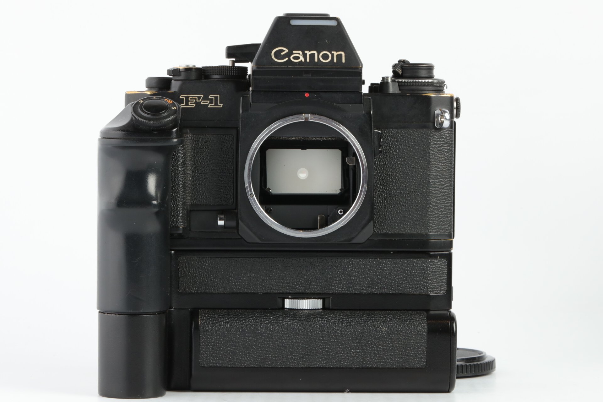 Canon F-1N mit AE Motor Drive FN